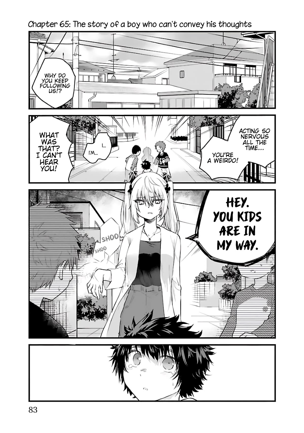 The Mute Girl and Her New Friend (Serialization) Chapter 65 page 2 - Chapter 65: The story of a boy who can't convey his thoughts