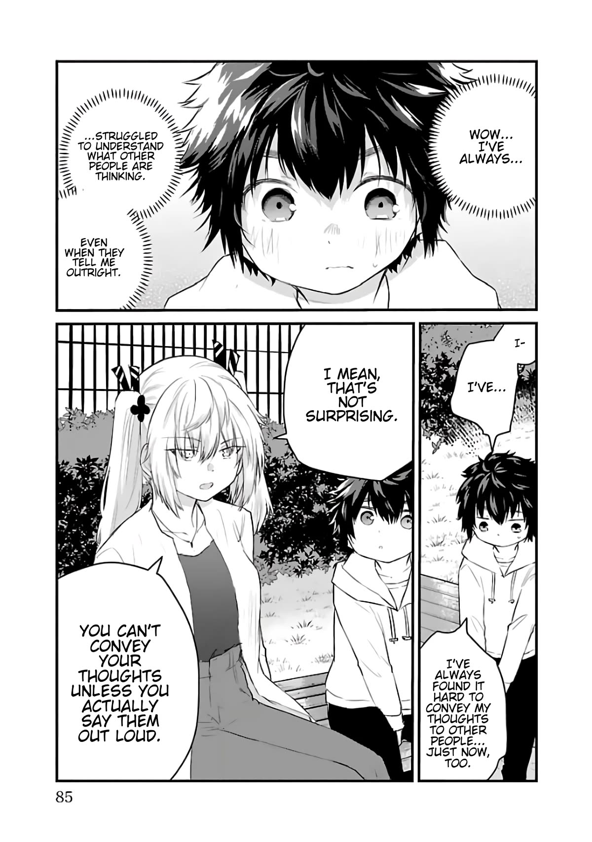 The Mute Girl and Her New Friend (Serialization) Chapter 65 page 4 - Chapter 65: The story of a boy who can't convey his thoughts
