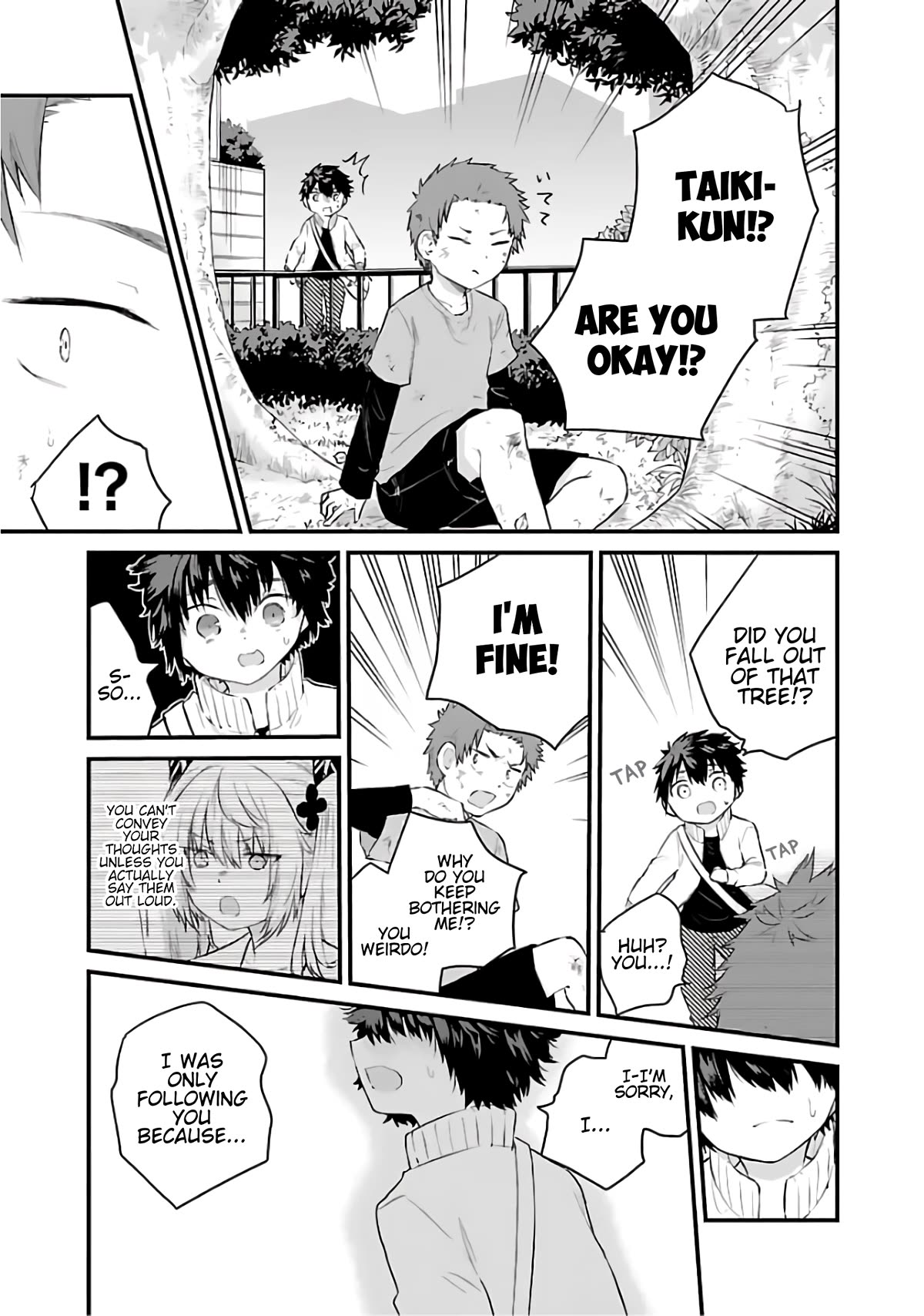 The Mute Girl and Her New Friend (Serialization) Chapter 65 page 8 - Chapter 65: The story of a boy who can't convey his thoughts