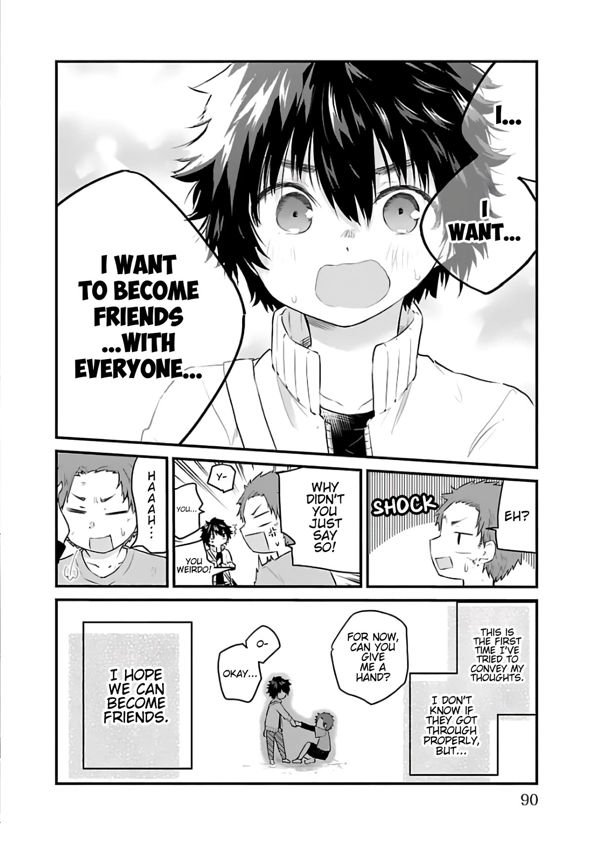 The Mute Girl and Her New Friend (Serialization) Chapter 65 page 9 - Chapter 65: The story of a boy who can't convey his thoughts