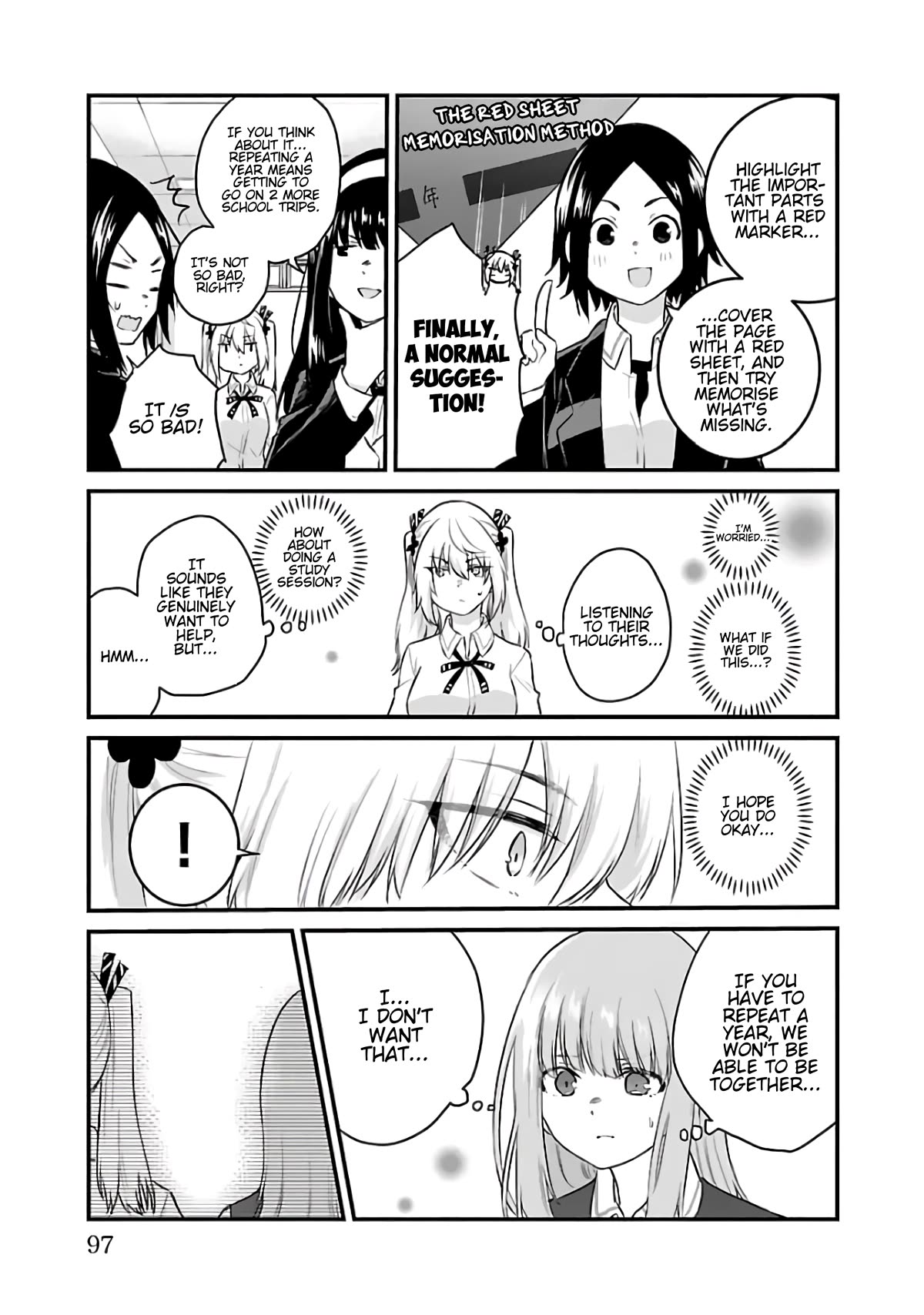 The Mute Girl and Her New Friend (Serialization) Chapter 66 page 7 - Chapter 66: Kokosaki-san's Midterm Test