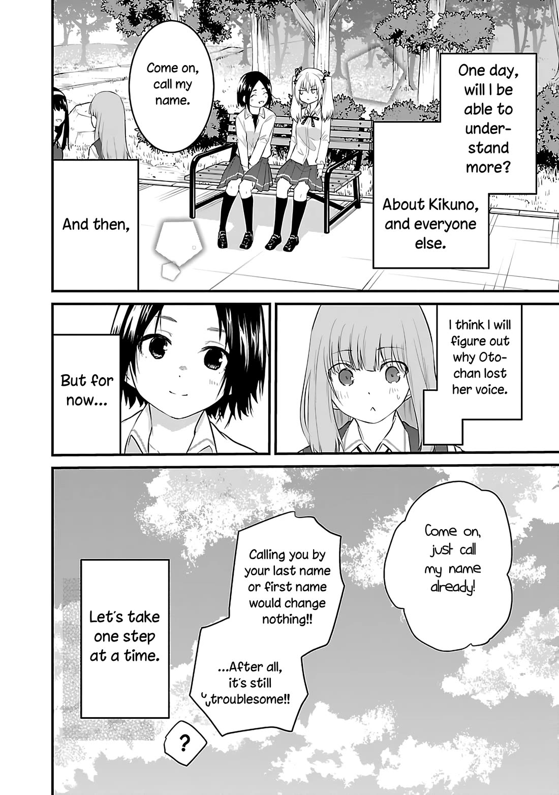 The Mute Girl and Her New Friend (Serialization) Chapter 81 page 8 - Chapter 81: One step at a time