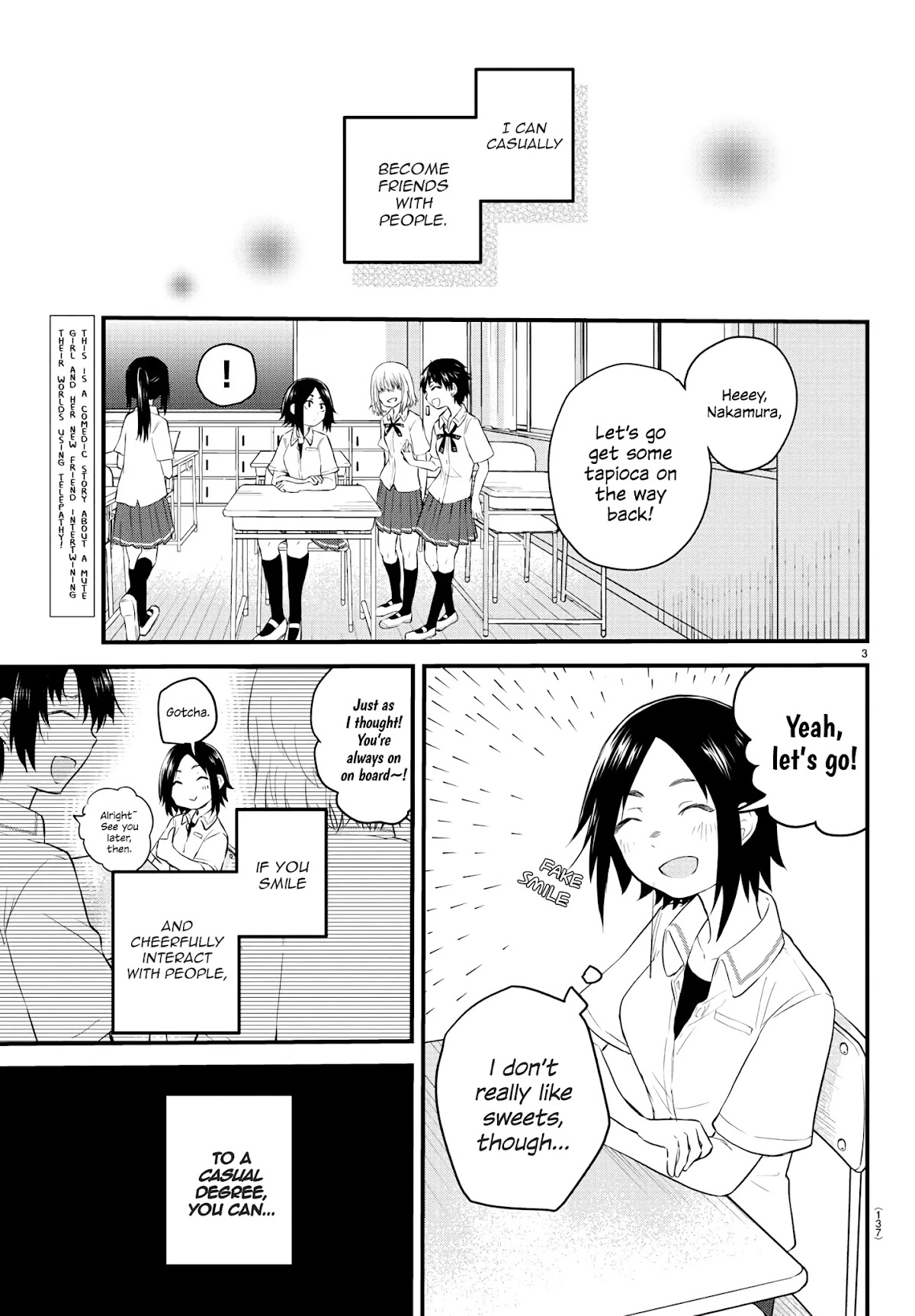 The Mute Girl and Her New Friend (Serialization) Chapter 9 page 3 - Chapter 9: The Straightforward Duo