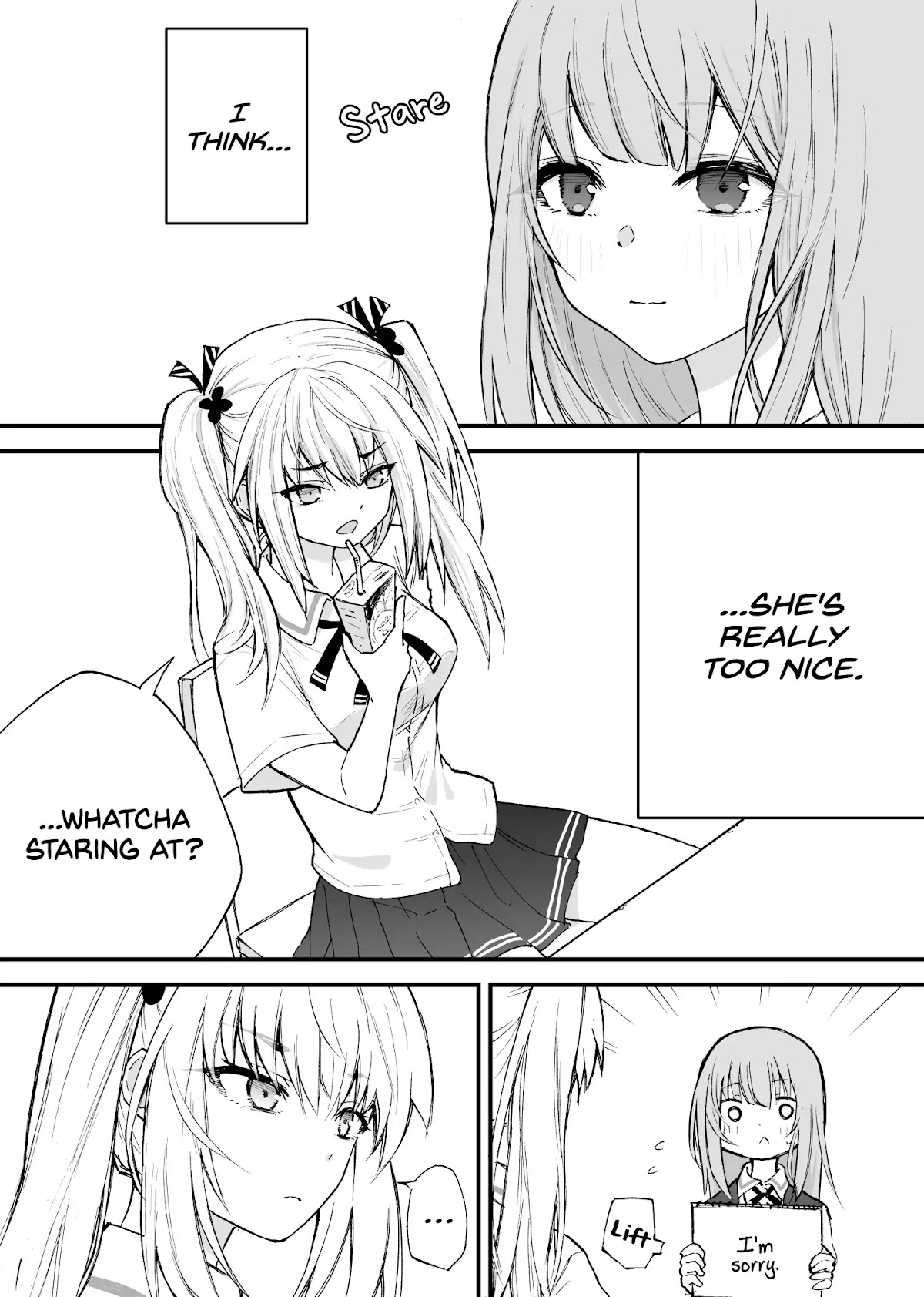 The Mute Girl and Her New Friend Chapter 1 page 1 - Chapter 1