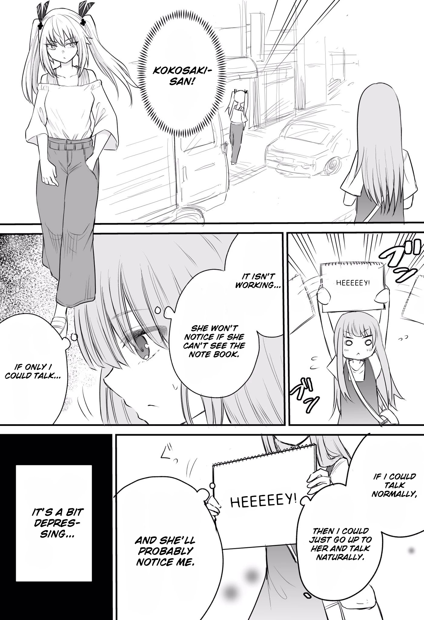 The Mute Girl and Her New Friend Chapter 11 page 2 - Chapter 11