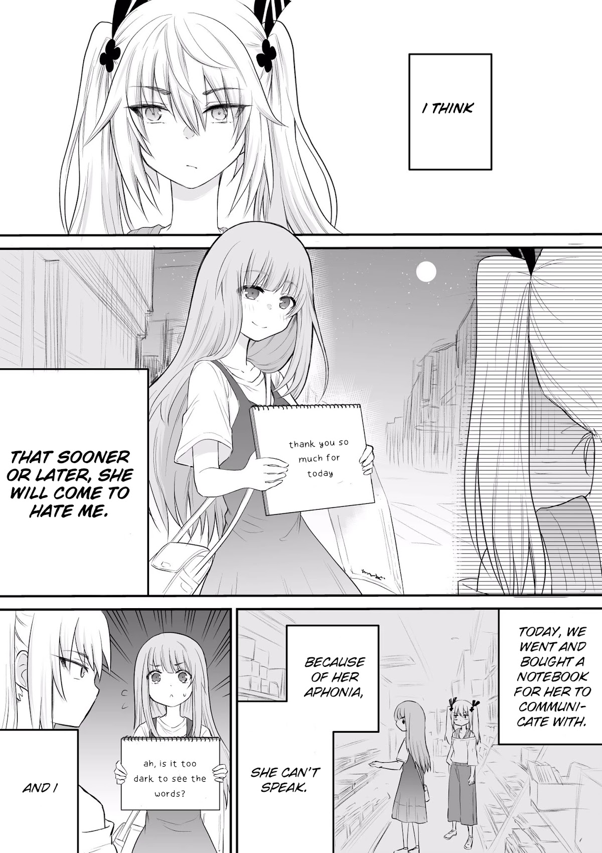 The Mute Girl and Her New Friend Chapter 13 page 1 - Chapter 13