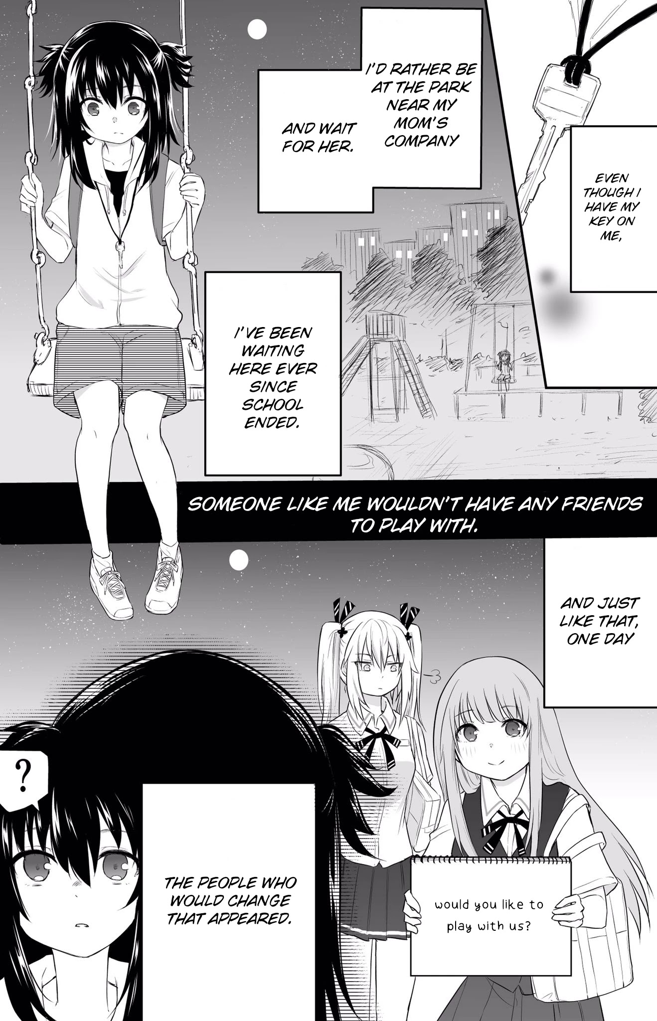 The Mute Girl and Her New Friend Chapter 14 page 1 - Chapter 14