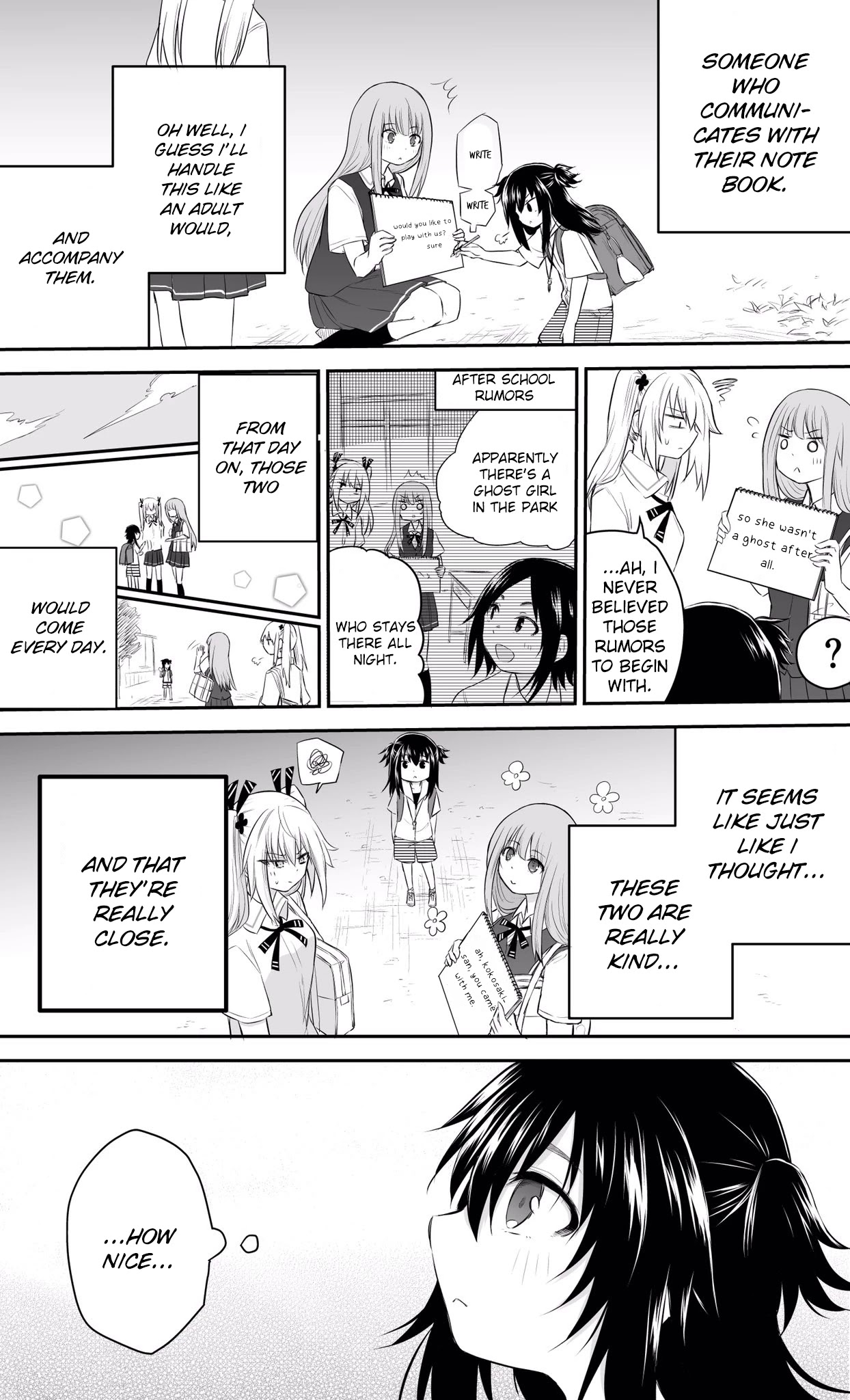 The Mute Girl and Her New Friend Chapter 14 page 2 - Chapter 14