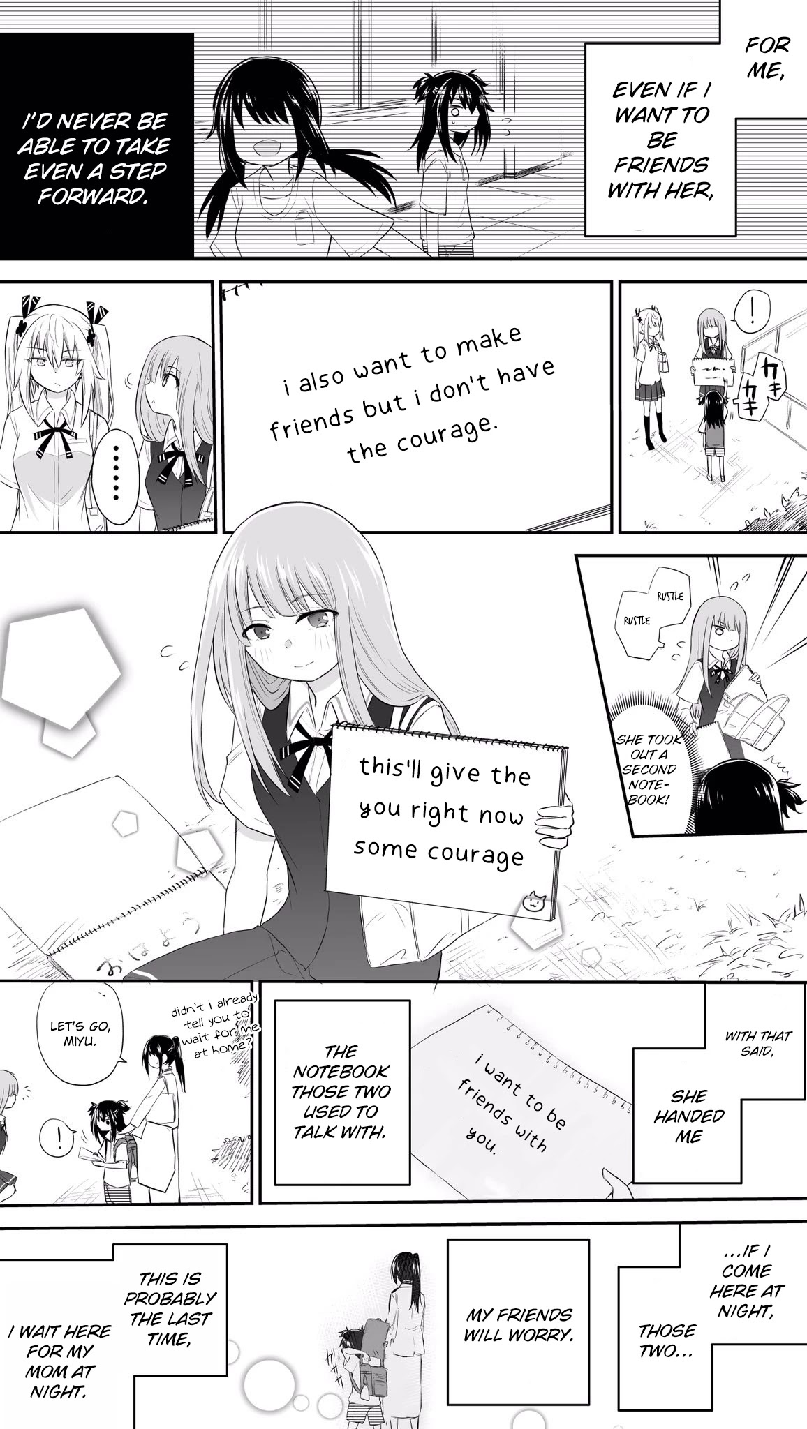 The Mute Girl and Her New Friend Chapter 14 page 3 - Chapter 14
