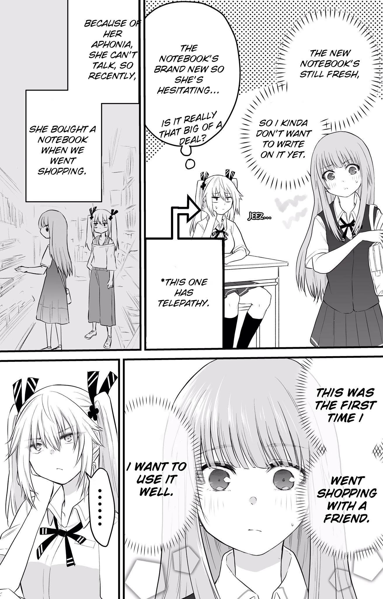 The Mute Girl and Her New Friend Chapter 15 page 2 - Chapter 15