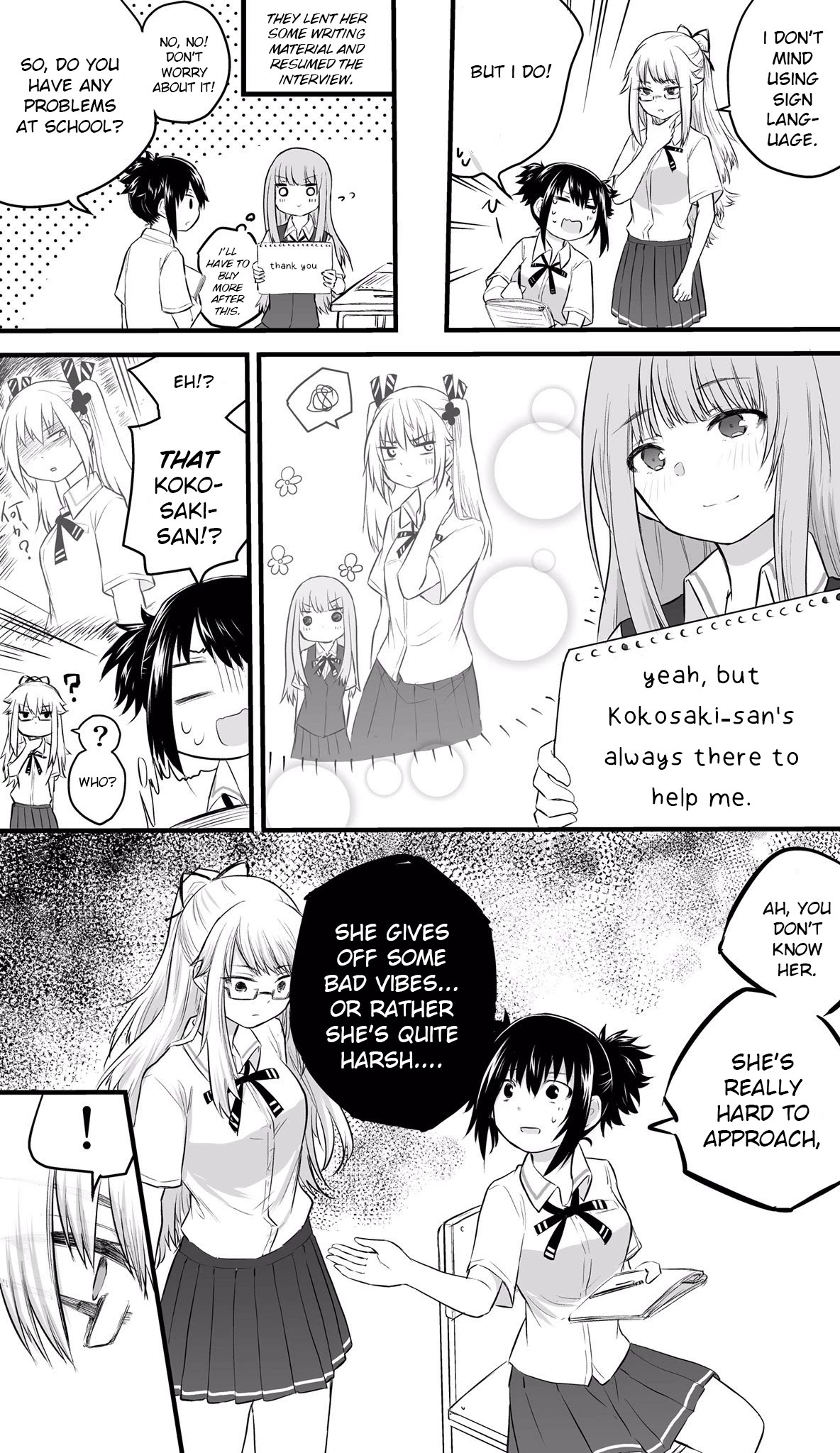 The Mute Girl and Her New Friend Chapter 18.5 page 2 - Chapter 18.5