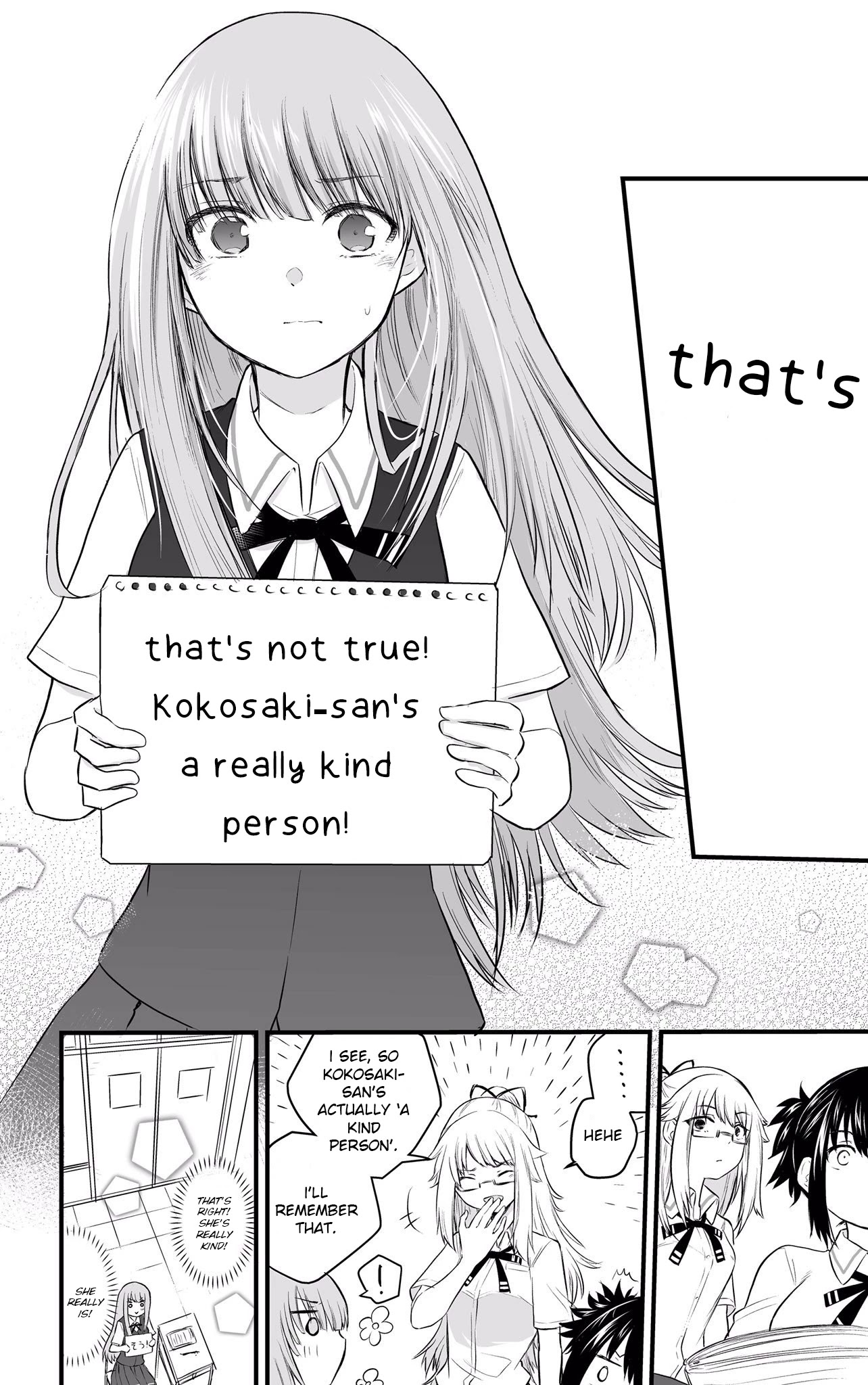 The Mute Girl and Her New Friend Chapter 18.5 page 3 - Chapter 18.5