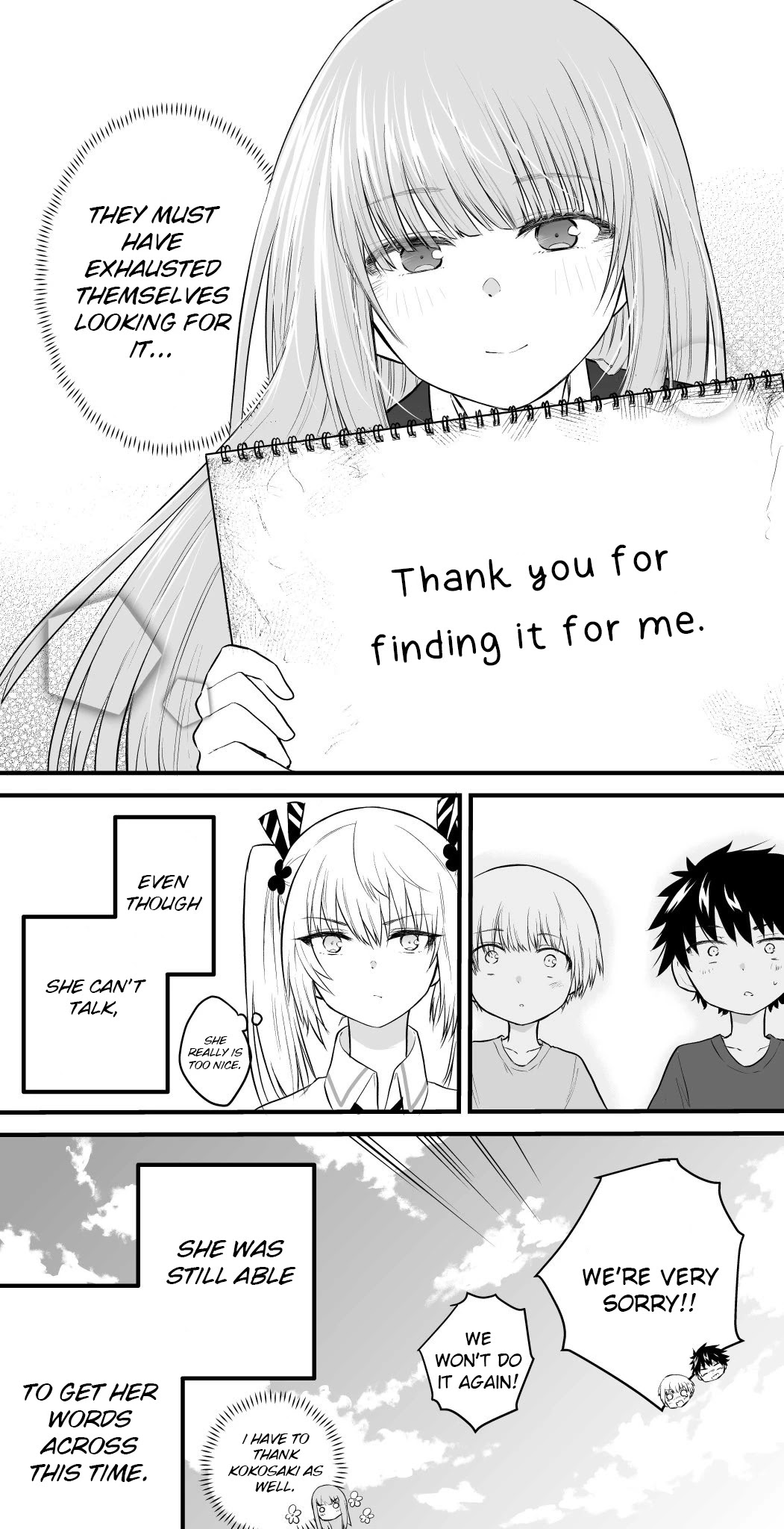 The Mute Girl and Her New Friend Chapter 19 page 4 - Chapter 19