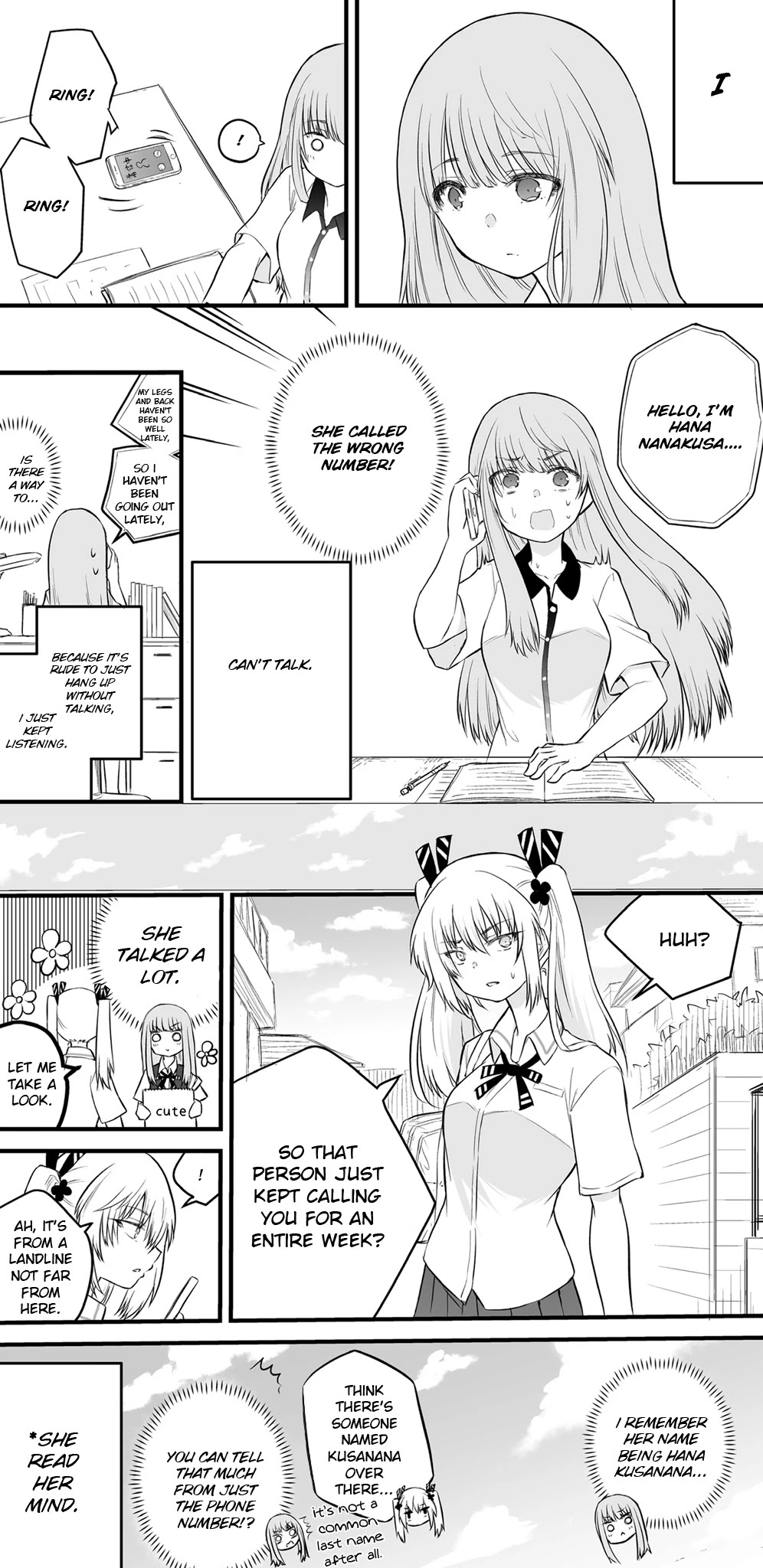 The Mute Girl and Her New Friend Chapter 20 page 1 - Chapter 20