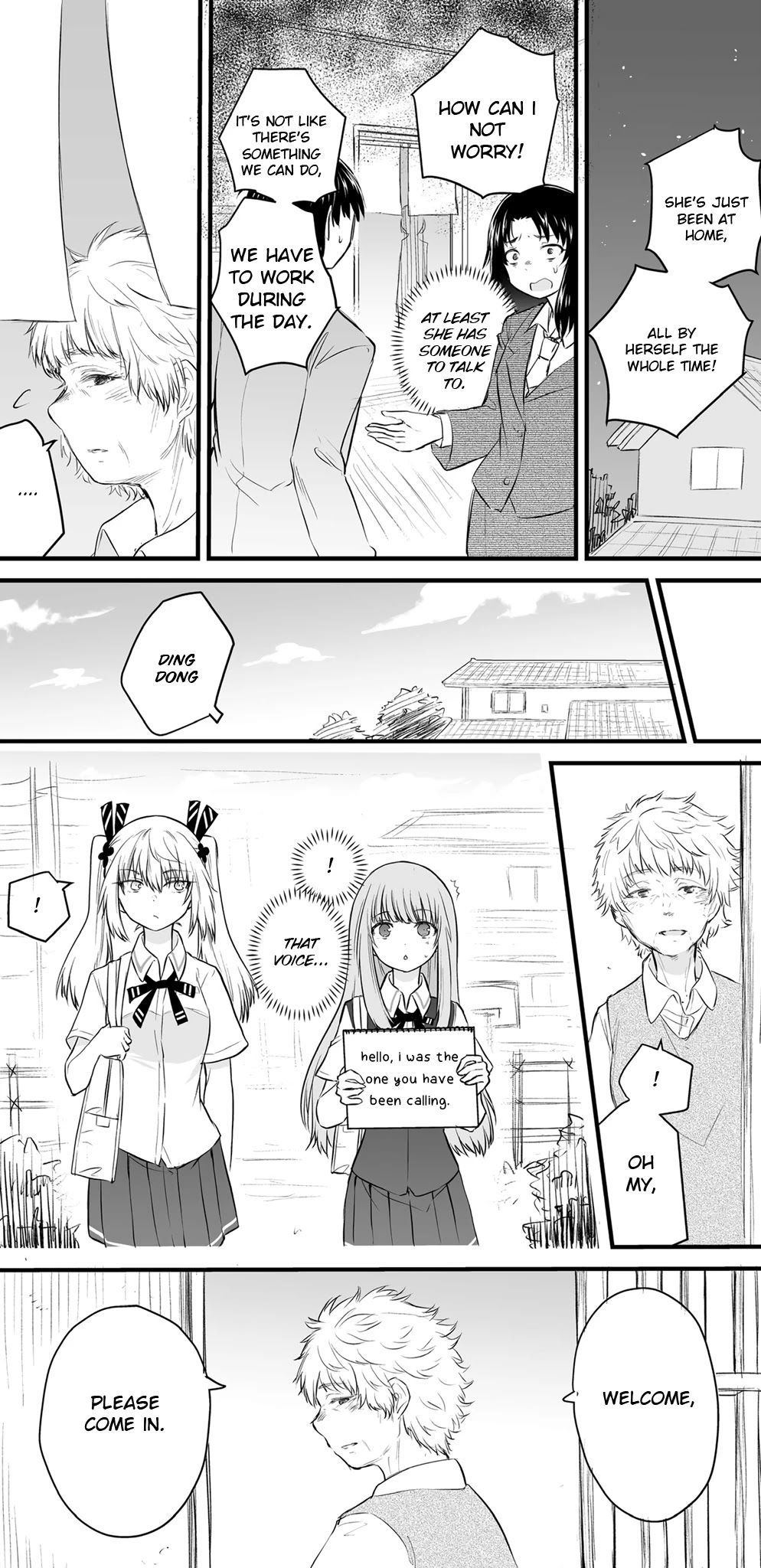 The Mute Girl and Her New Friend Chapter 20 page 2 - Chapter 20