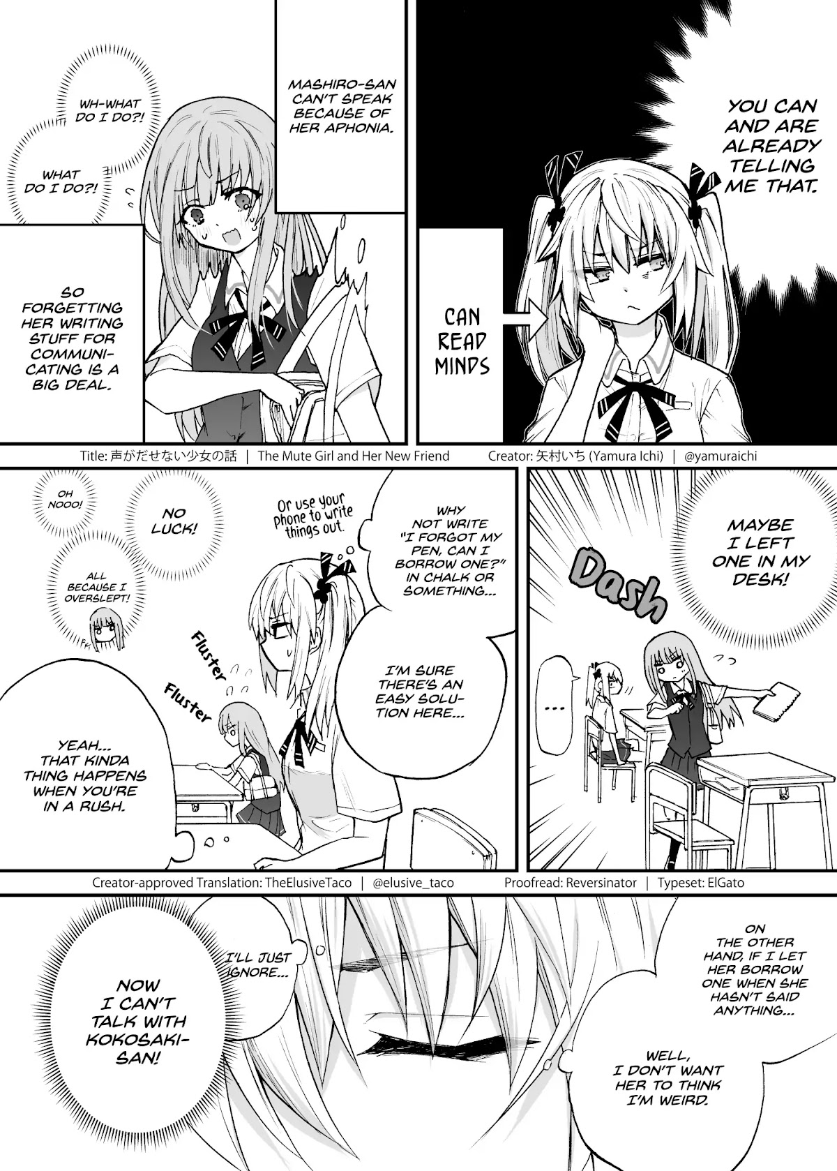 The Mute Girl and Her New Friend Chapter 5 page 2 - Chapter 5