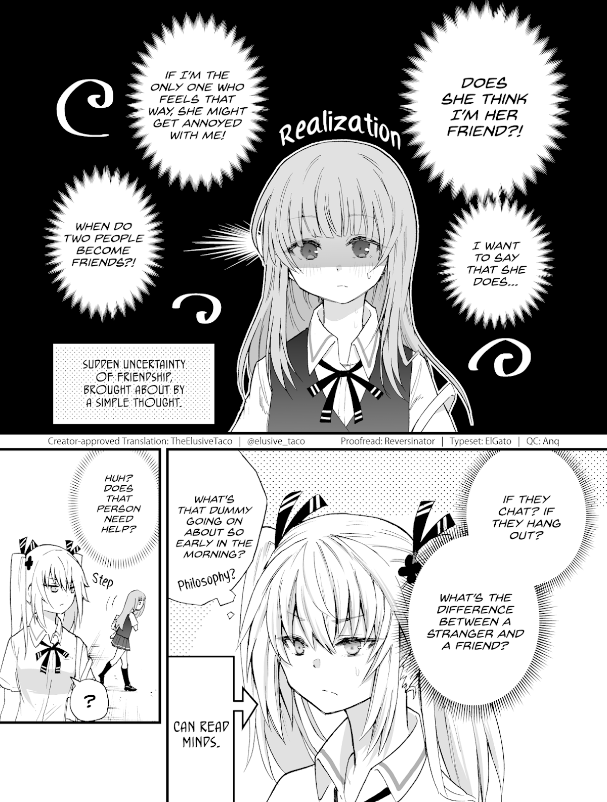 The Mute Girl and Her New Friend Chapter 6 page 2 - Chapter 6: On The Way To School