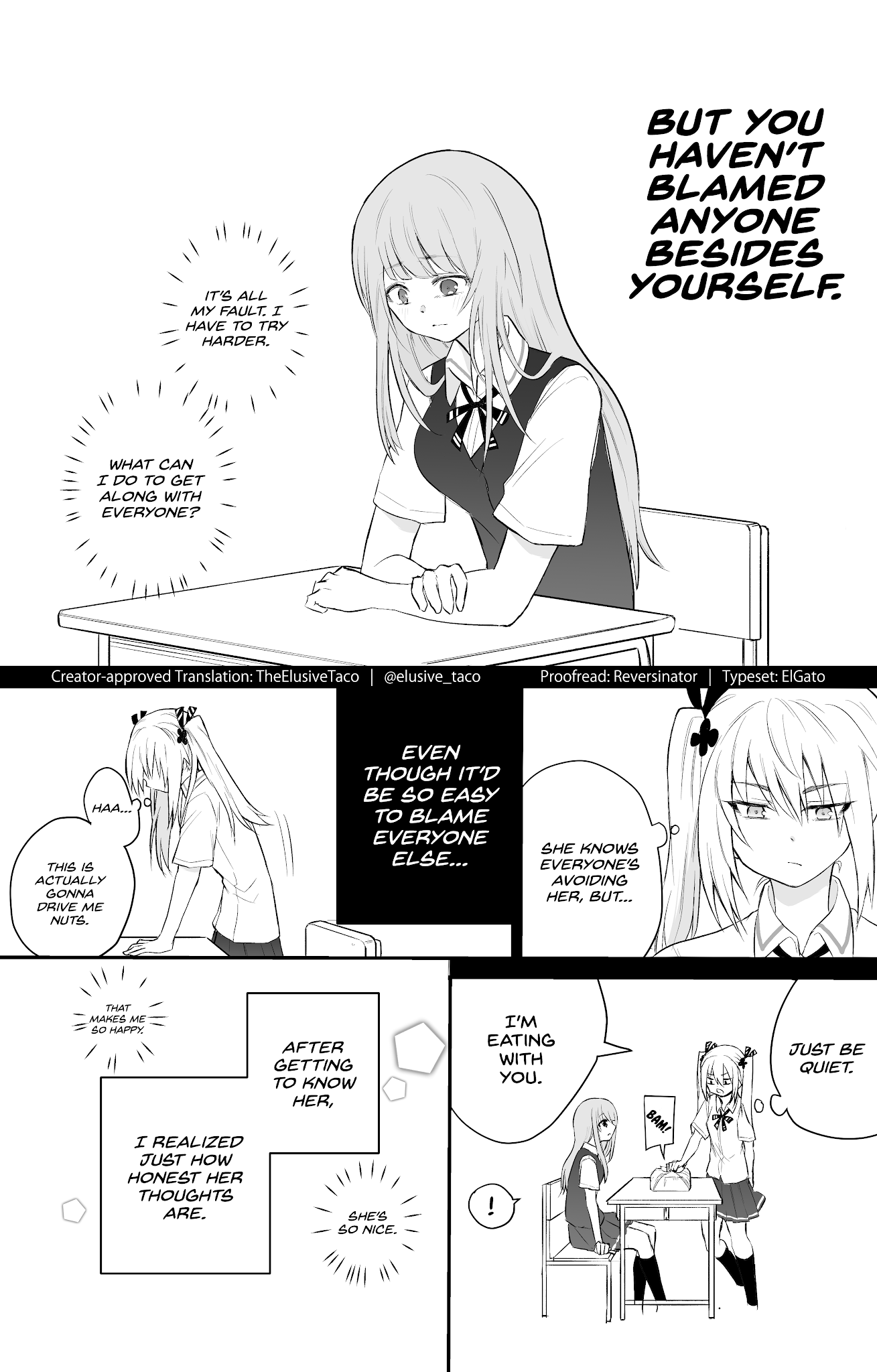 The Mute Girl and Her New Friend Chapter 7 page 3 - Chapter 7: The Girl Who Can Read Minds