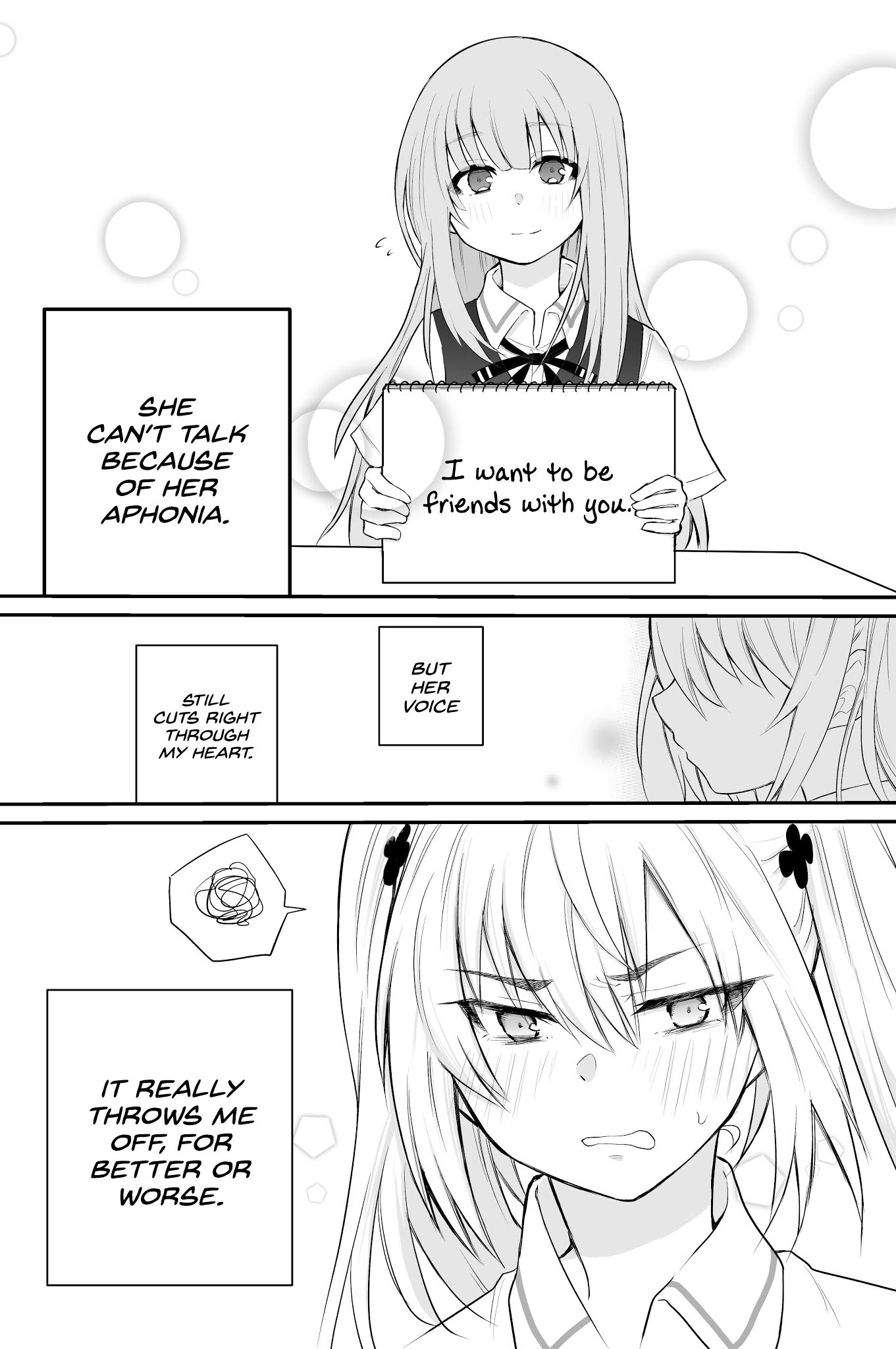 The Mute Girl and Her New Friend Chapter 7 page 4 - Chapter 7: The Girl Who Can Read Minds