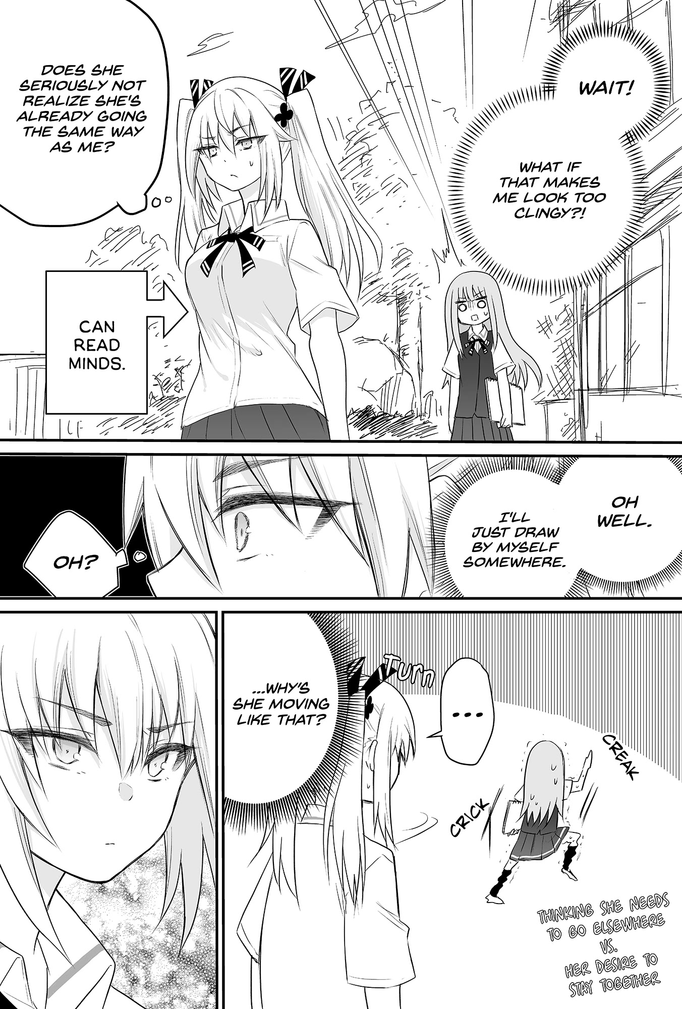 The Mute Girl and Her New Friend Chapter 8 page 3 - Chapter 8: Distance