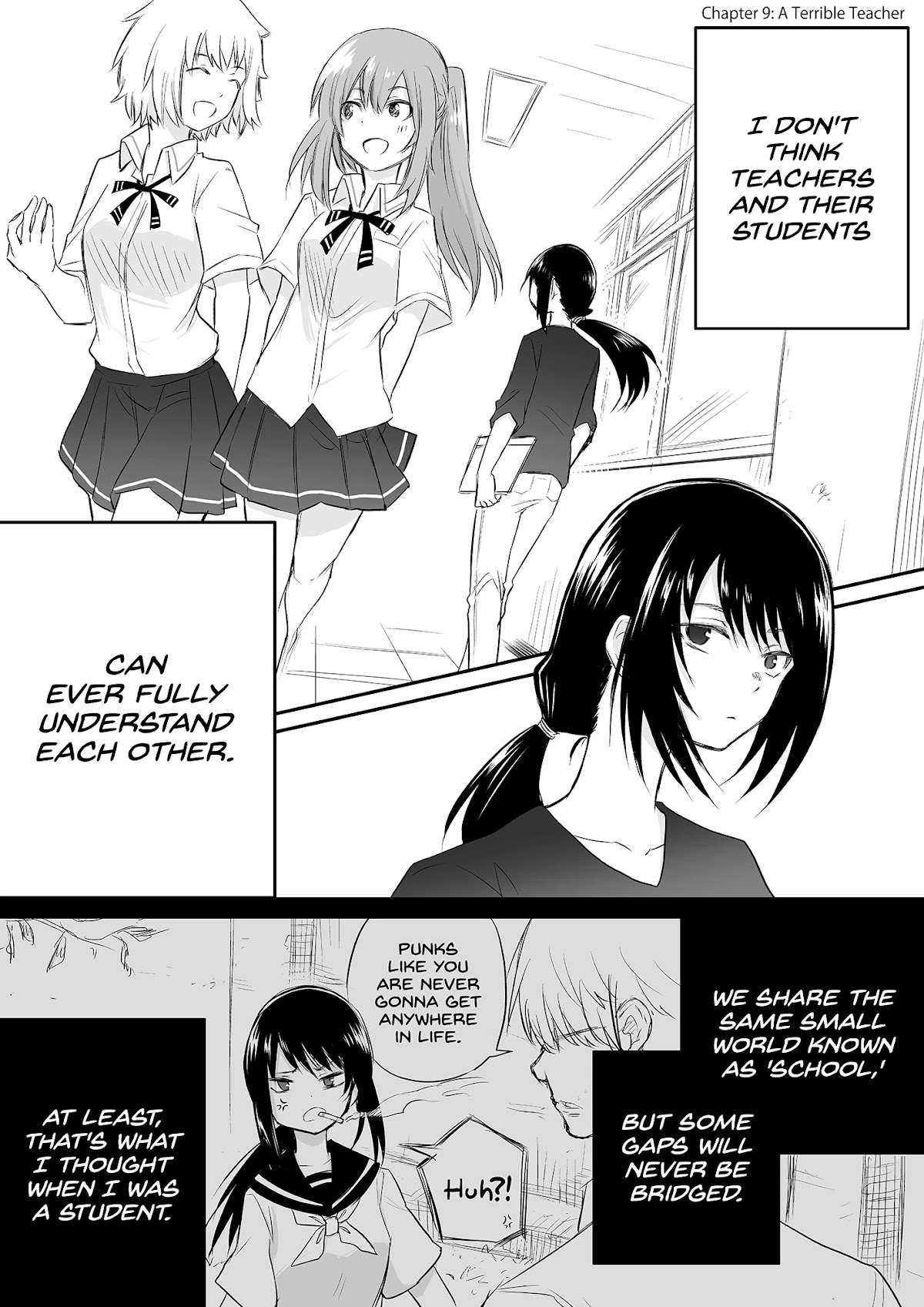 The Mute Girl and Her New Friend Chapter 9 page 1 - Chapter 9: A Terrible Teacher
