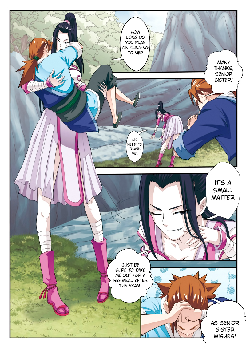 The Mythical Realm Chapter 21 page 4 - Chapter 21 : Deadly Shockwave
