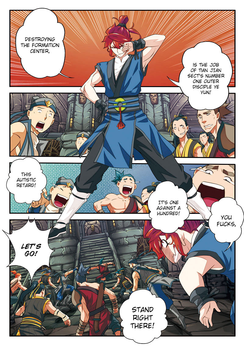 The Mythical Realm Chapter 46 page 11 - Chapter 46 : Rushing the first blazing formation