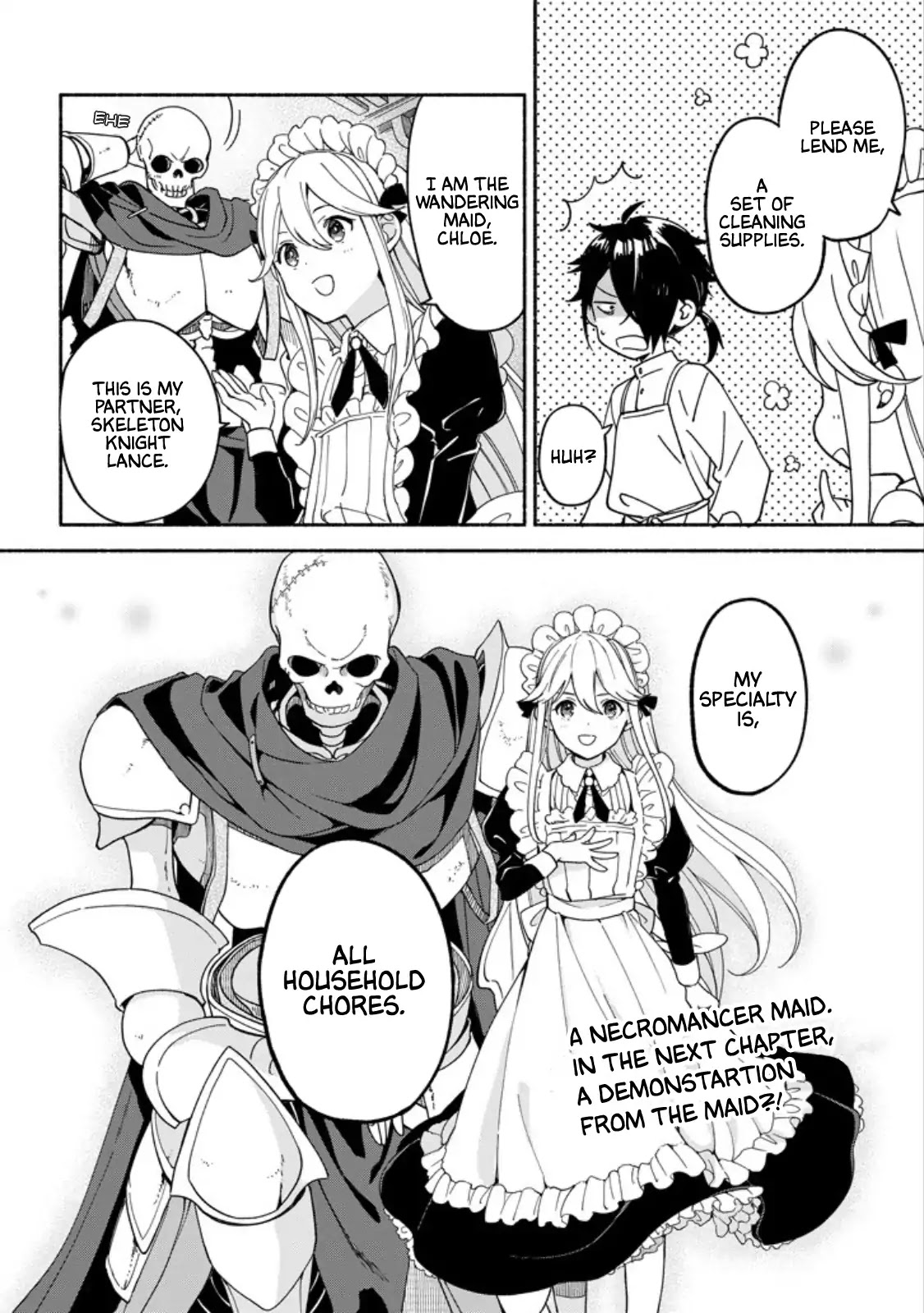 The Necromancer Maid Chapter 1 page 19 - Chapter 1: The Girl in the Forest of Corpses