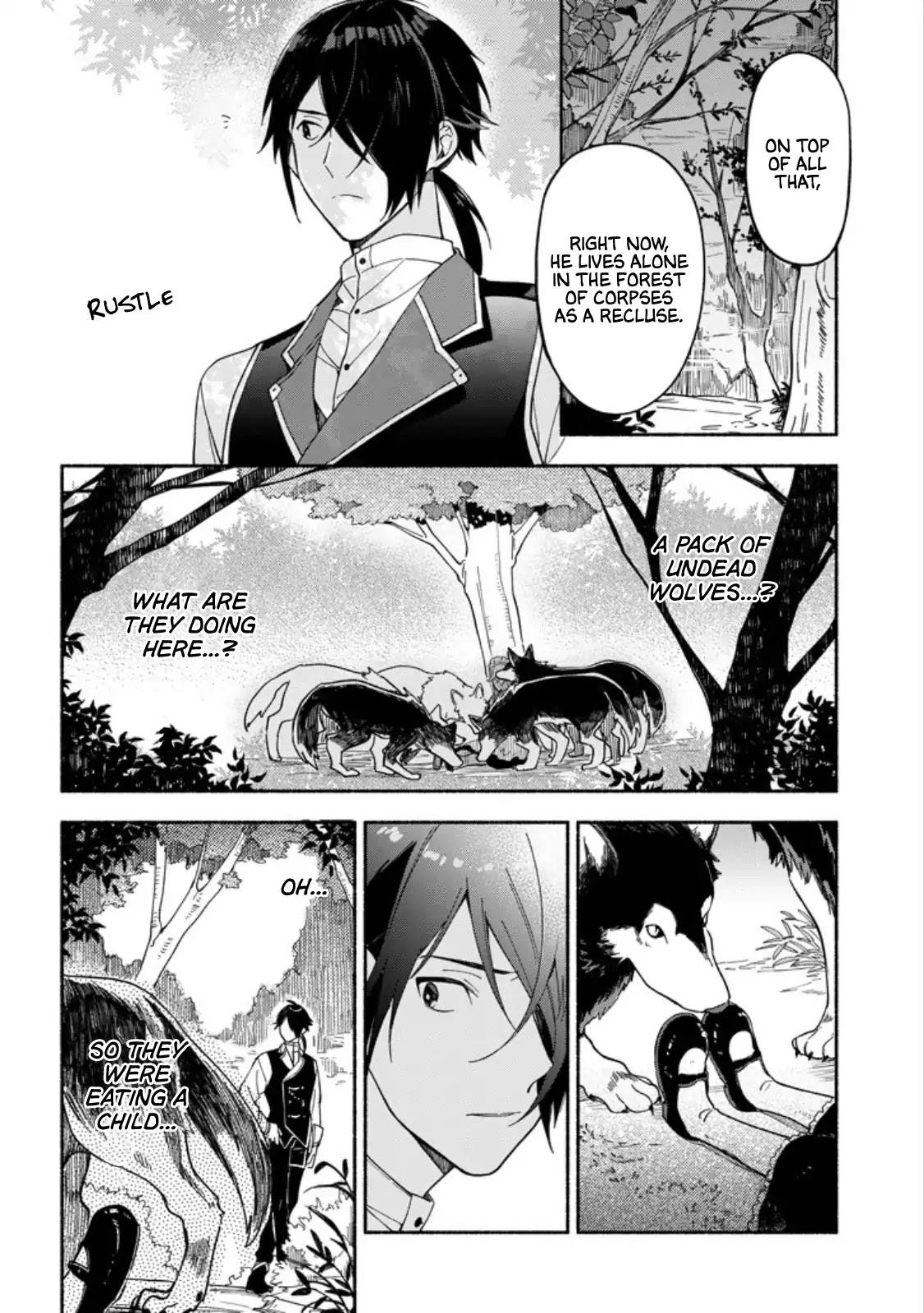 The Necromancer Maid Chapter 1 page 5 - Chapter 1: The Girl in the Forest of Corpses