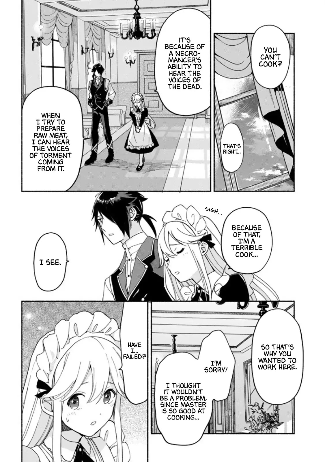 The Necromancer Maid Chapter 2 page 12 - Chapter 2: The Necromancer Wants to be Hired