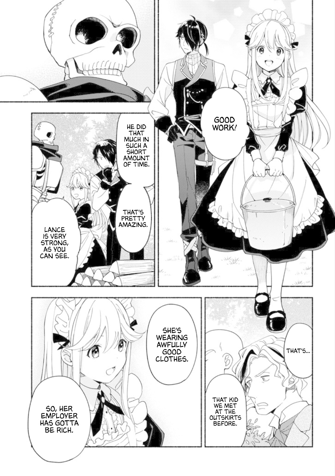 The Necromancer Maid Chapter 4 page 5 - Chapter 4: Uninvited Guests