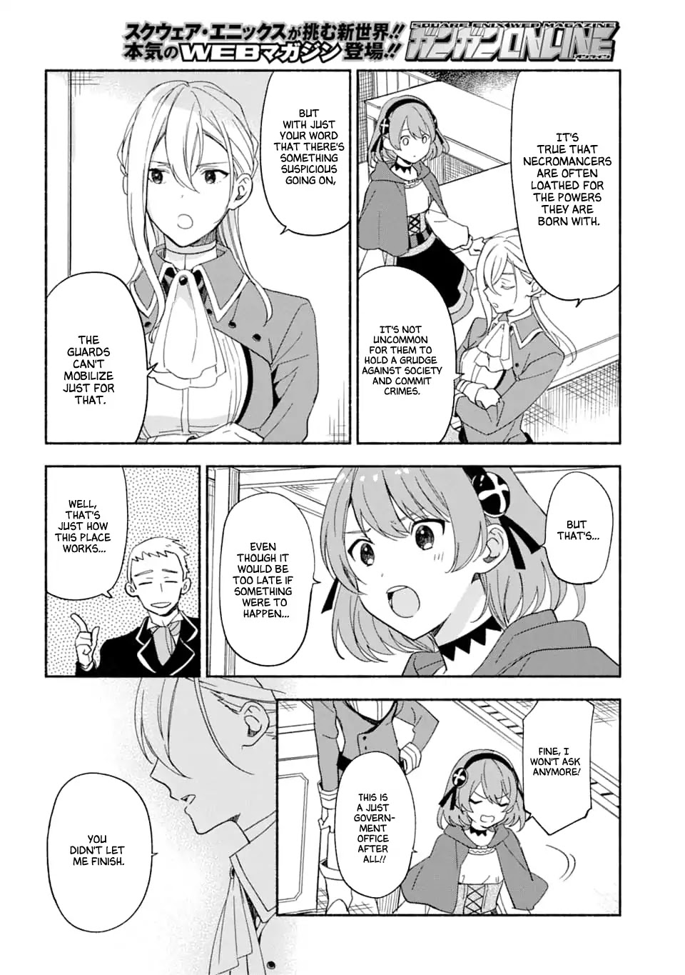 The Necromancer Maid Chapter 7 page 5 - Chapter 7: The Captain of the Guard Arrives