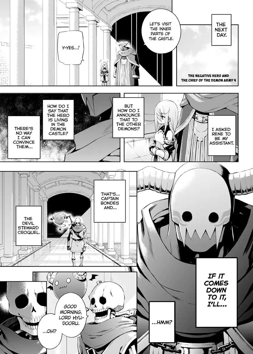 The Negative Hero and the Chief of the Demon Army Chapter 4 page 1 - Chapter 4