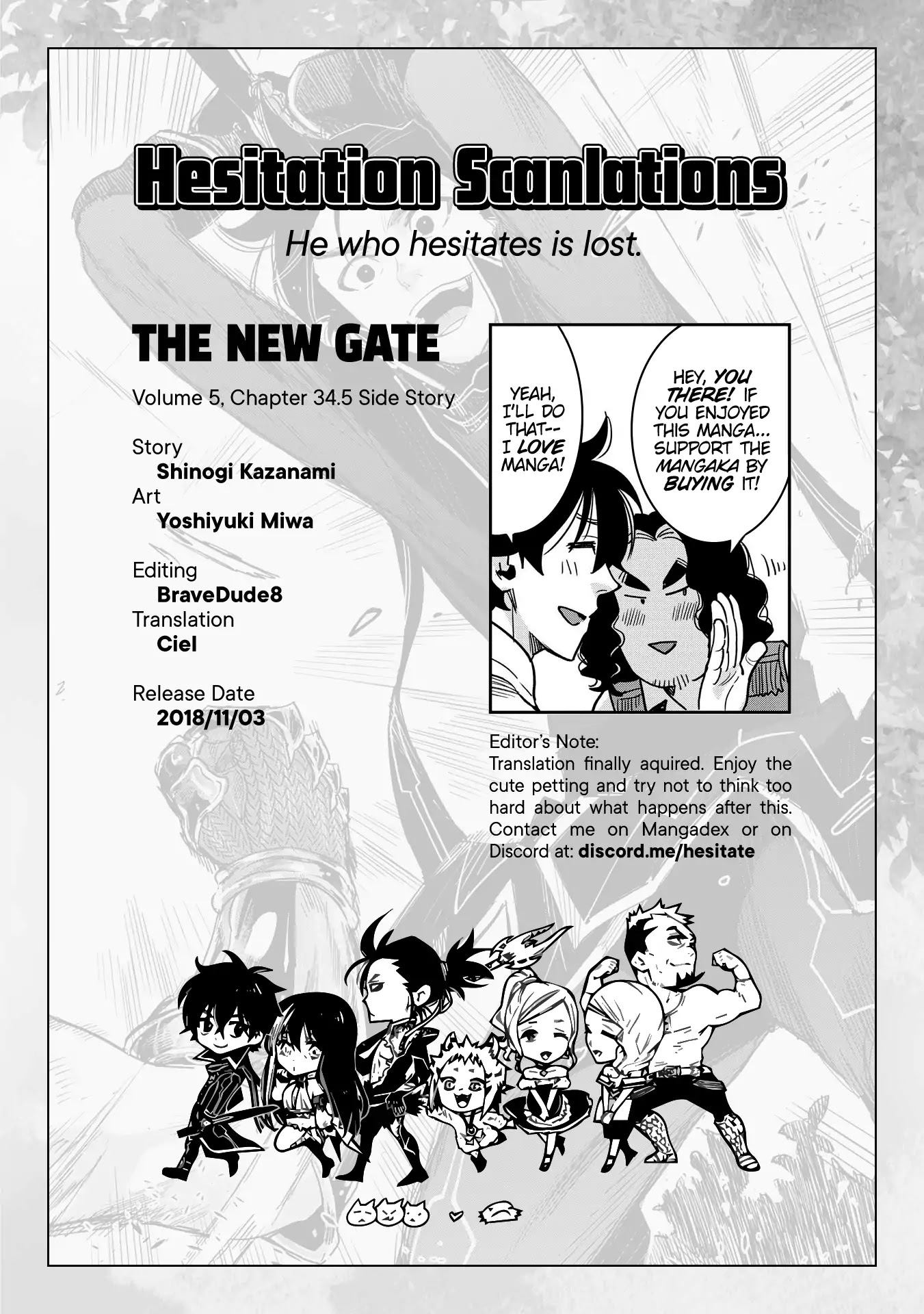 The New Gate Chapter 34.5 page 10 - Chapter 34.5: A Calm Day
