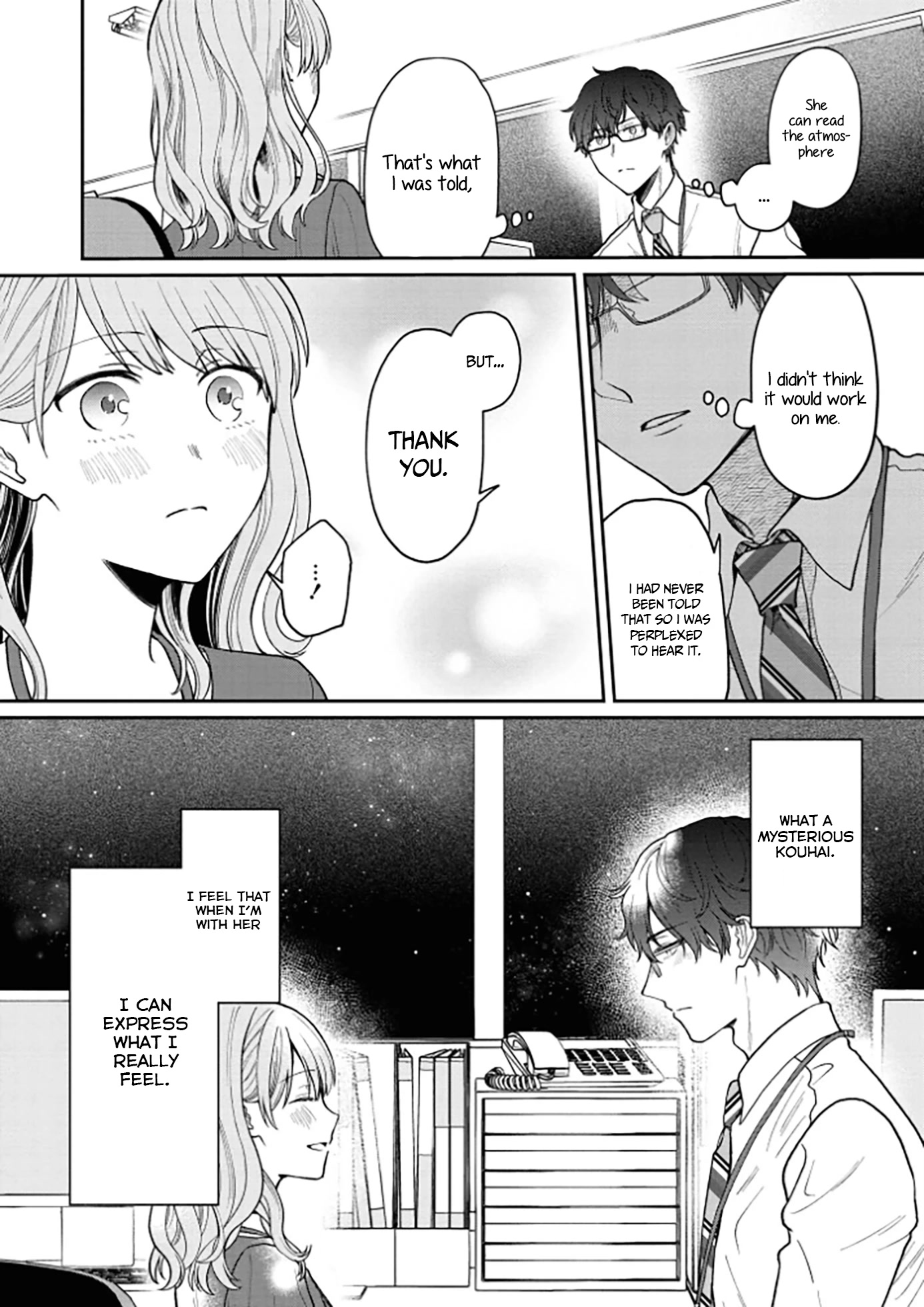 The New-Hire Who Could "Read" Emotions and the Unsociable Senpai Chapter 10 page 7 - Chapter 10