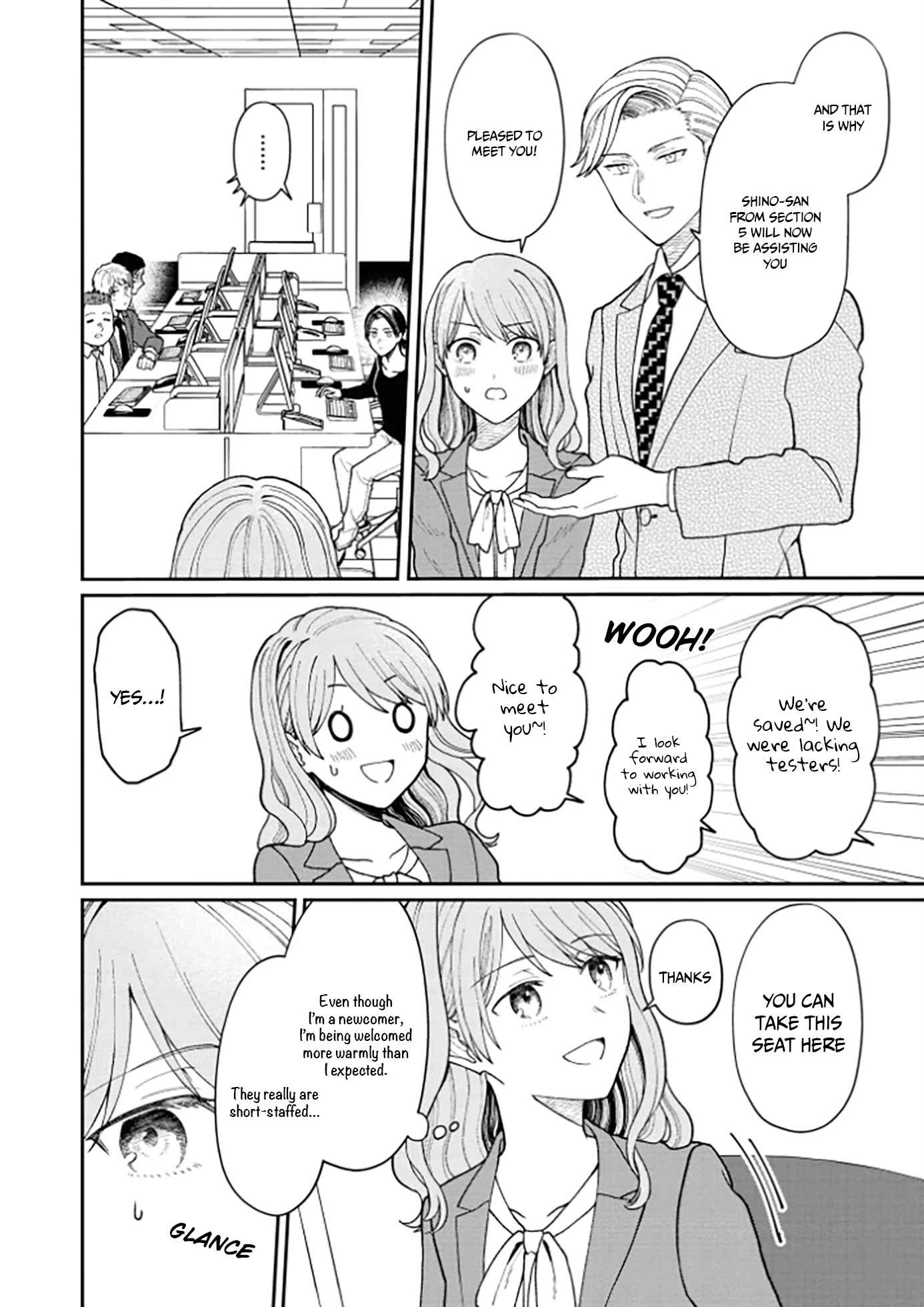 The New-Hire Who Could "Read" Emotions and the Unsociable Senpai Chapter 13 page 3 - Chapter 13