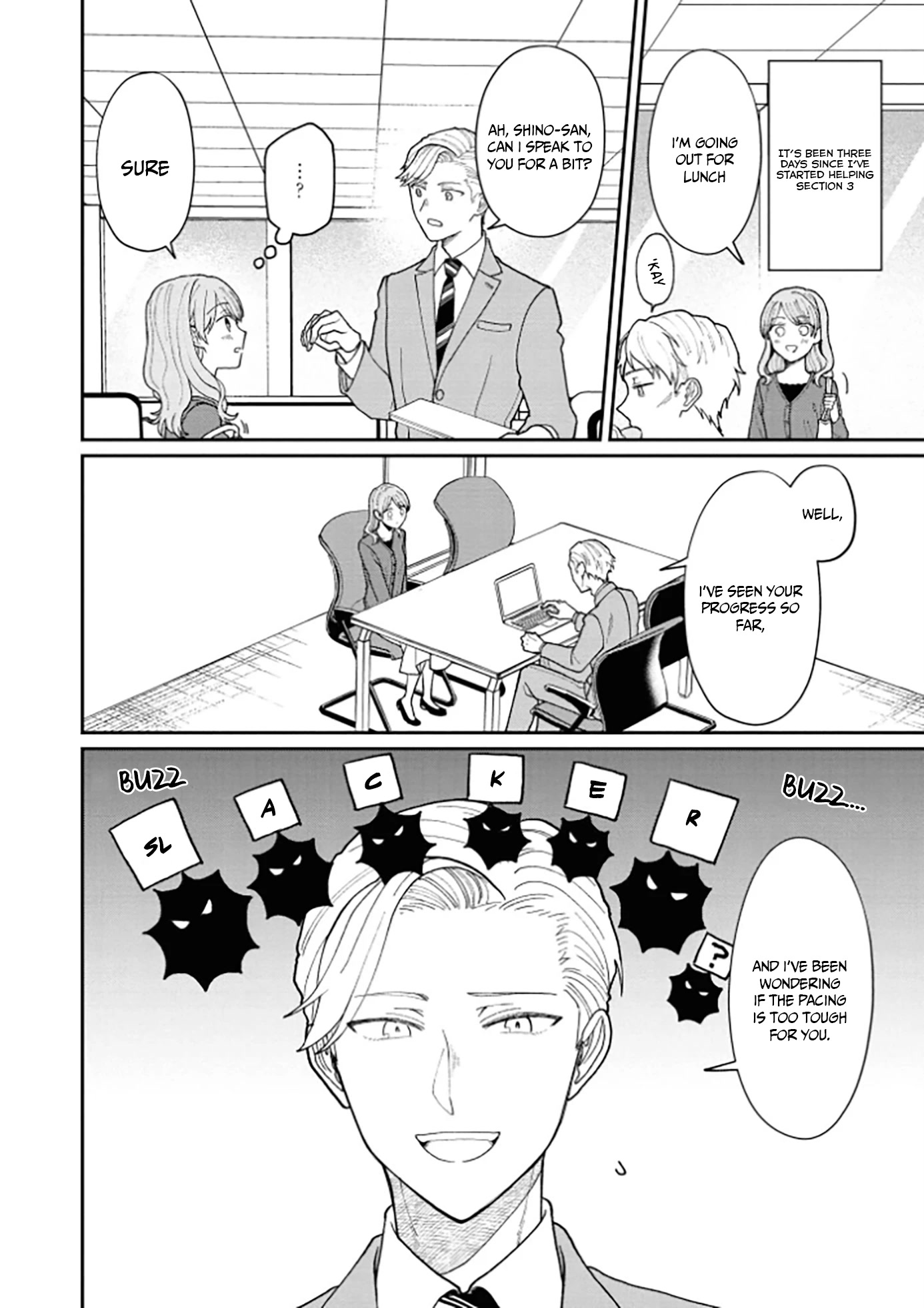 The New-Hire Who Could "Read" Emotions and the Unsociable Senpai Chapter 13 page 7 - Chapter 13