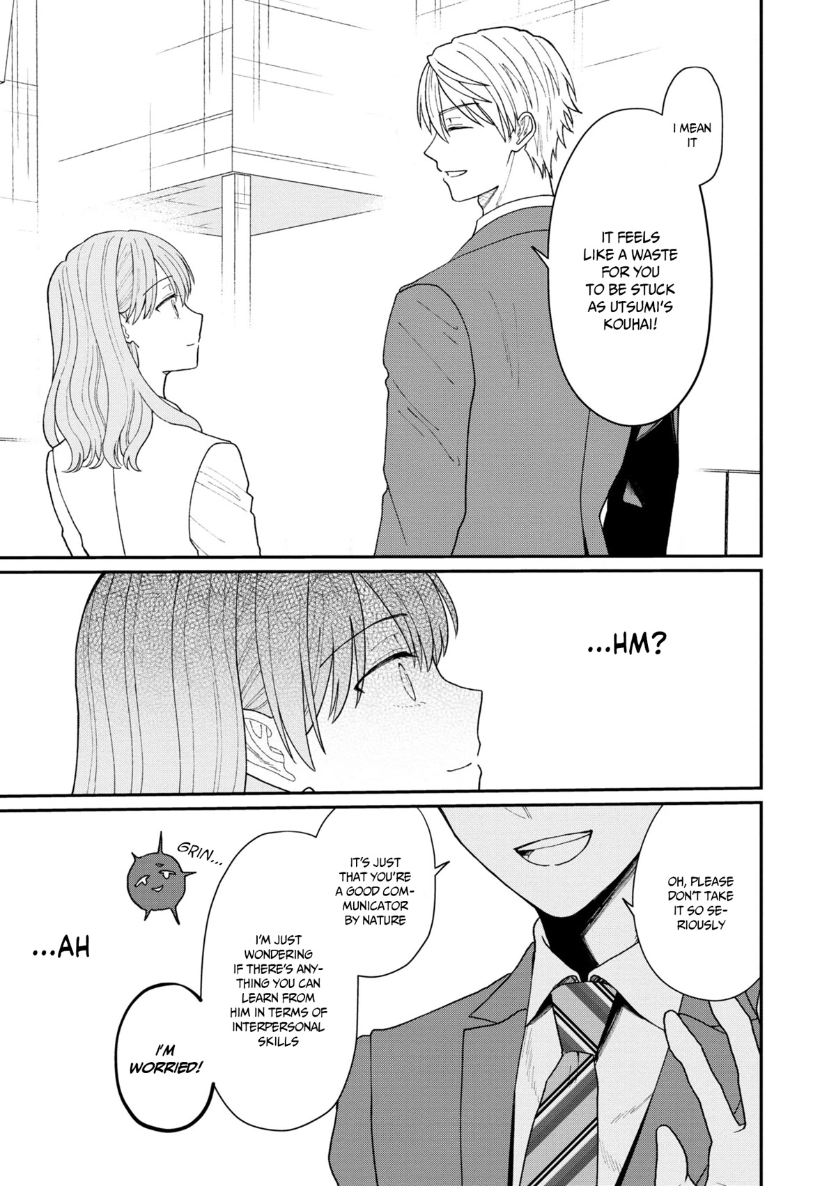 The New-Hire Who Could "Read" Emotions and the Unsociable Senpai Chapter 18 page 4 - Chapter 18