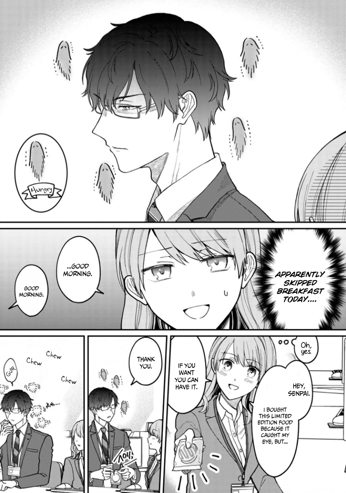 The New-Hire Who Could "Read" Emotions and the Unsociable Senpai Chapter 2 page 3 - Chapter 2