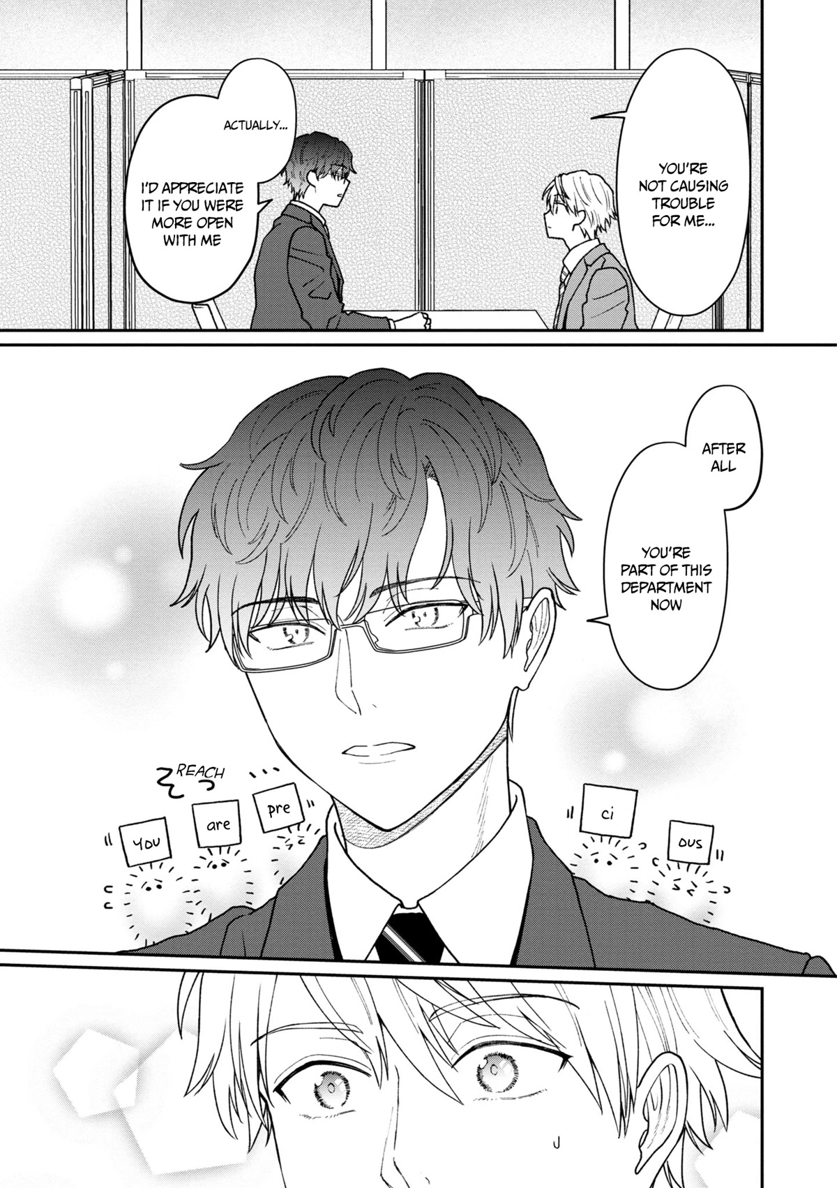The New-Hire Who Could "Read" Emotions and the Unsociable Senpai Chapter 21 page 6 - Chapter 21