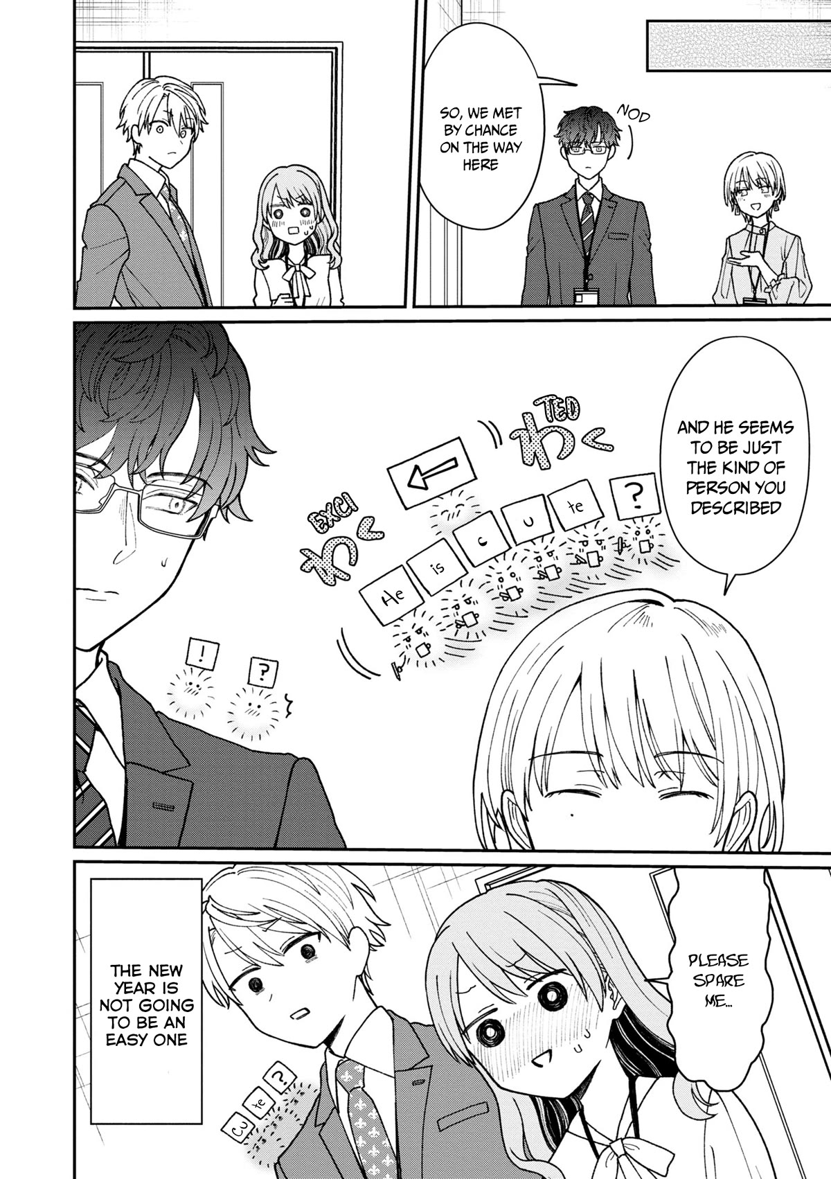 The New-Hire Who Could "Read" Emotions and the Unsociable Senpai Chapter 22 page 5 - Chapter 22