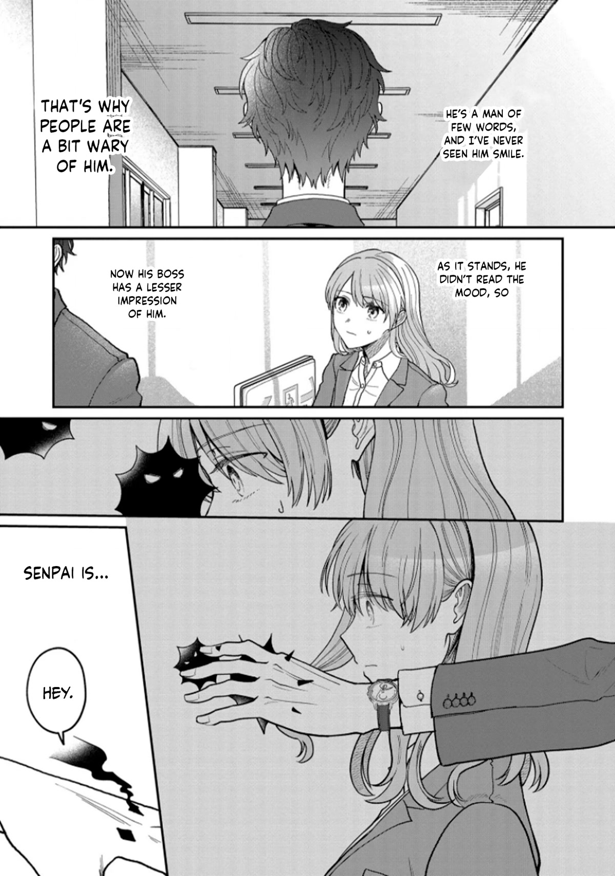 The New-Hire Who Could "Read" Emotions and the Unsociable Senpai Chapter 3 page 5 - Chapter 3