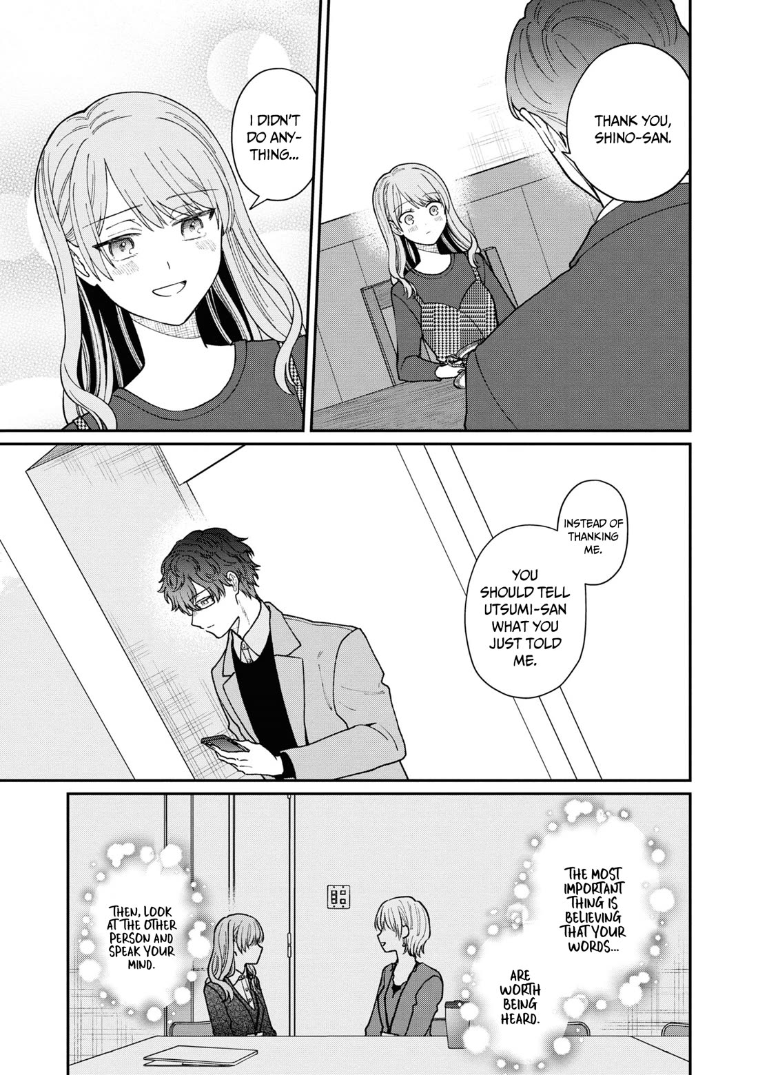 The New-Hire Who Could "Read" Emotions and the Unsociable Senpai Chapter 42 page 22 - Chapter 42