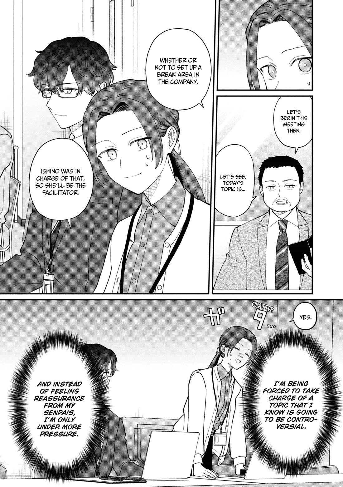 The New-Hire Who Could "Read" Emotions and the Unsociable Senpai Chapter 48 page 4 - Chapter 48