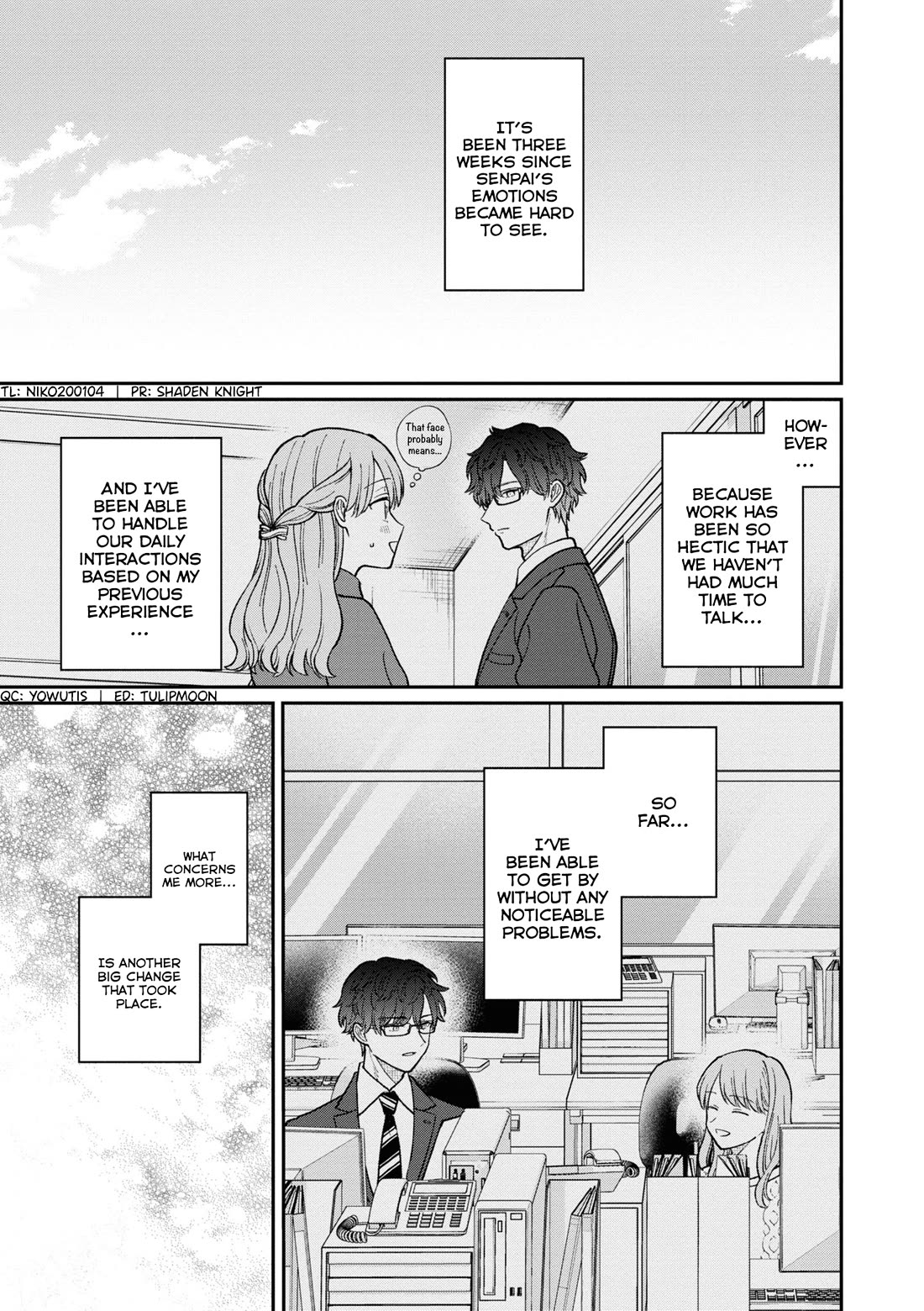 The New-Hire Who Could "Read" Emotions and the Unsociable Senpai Chapter 52 page 4 - Chapter 52