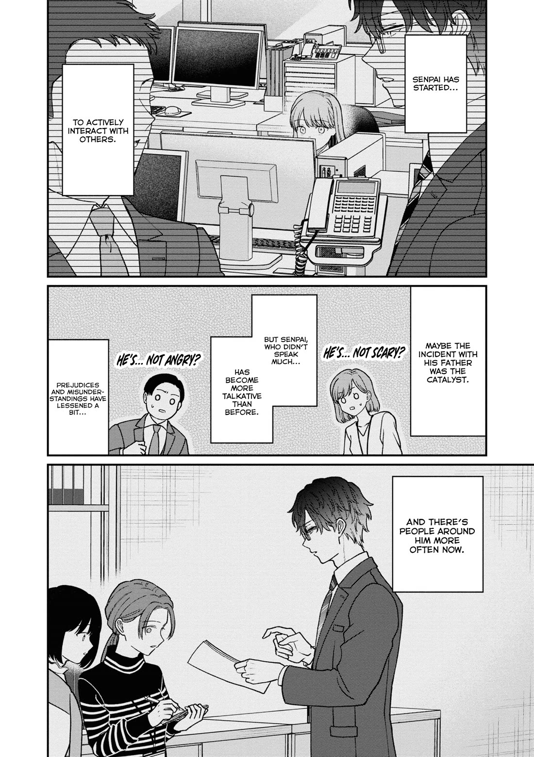 The New-Hire Who Could "Read" Emotions and the Unsociable Senpai Chapter 52 page 5 - Chapter 52