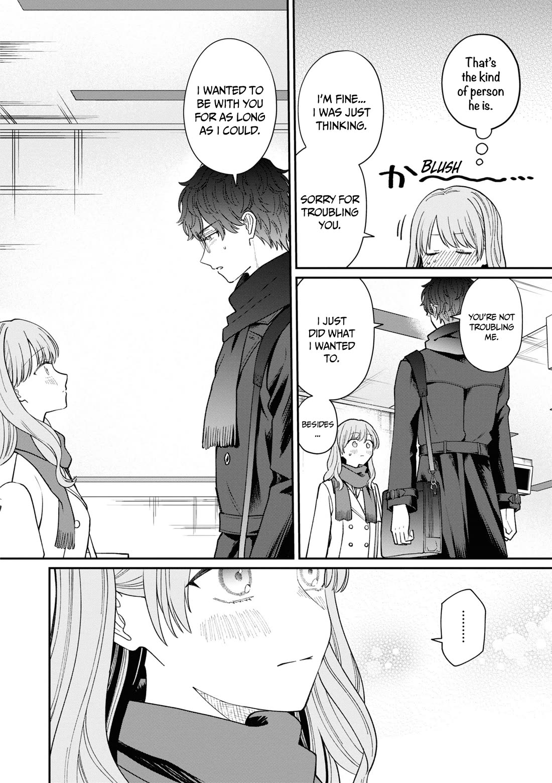 The New-Hire Who Could "Read" Emotions and the Unsociable Senpai Chapter 54.5 page 13 - Chapter 54.5