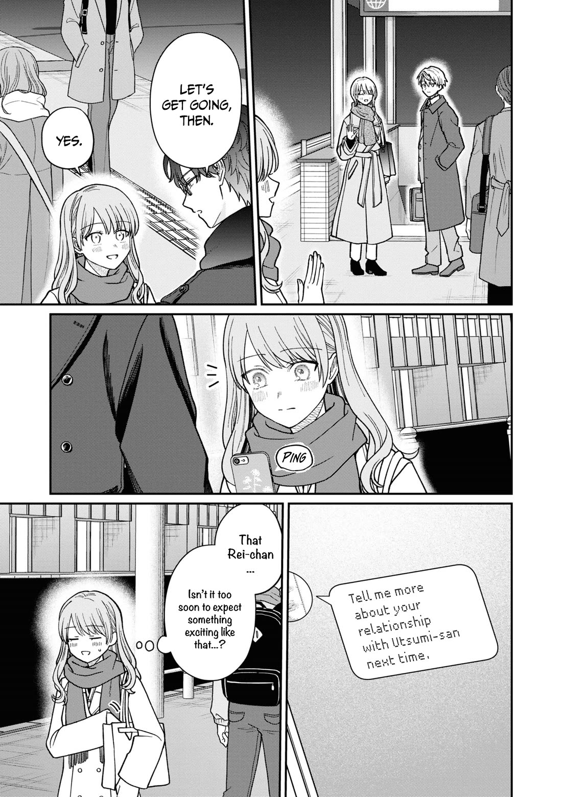 The New-Hire Who Could "Read" Emotions and the Unsociable Senpai Chapter 54.5 page 8 - Chapter 54.5