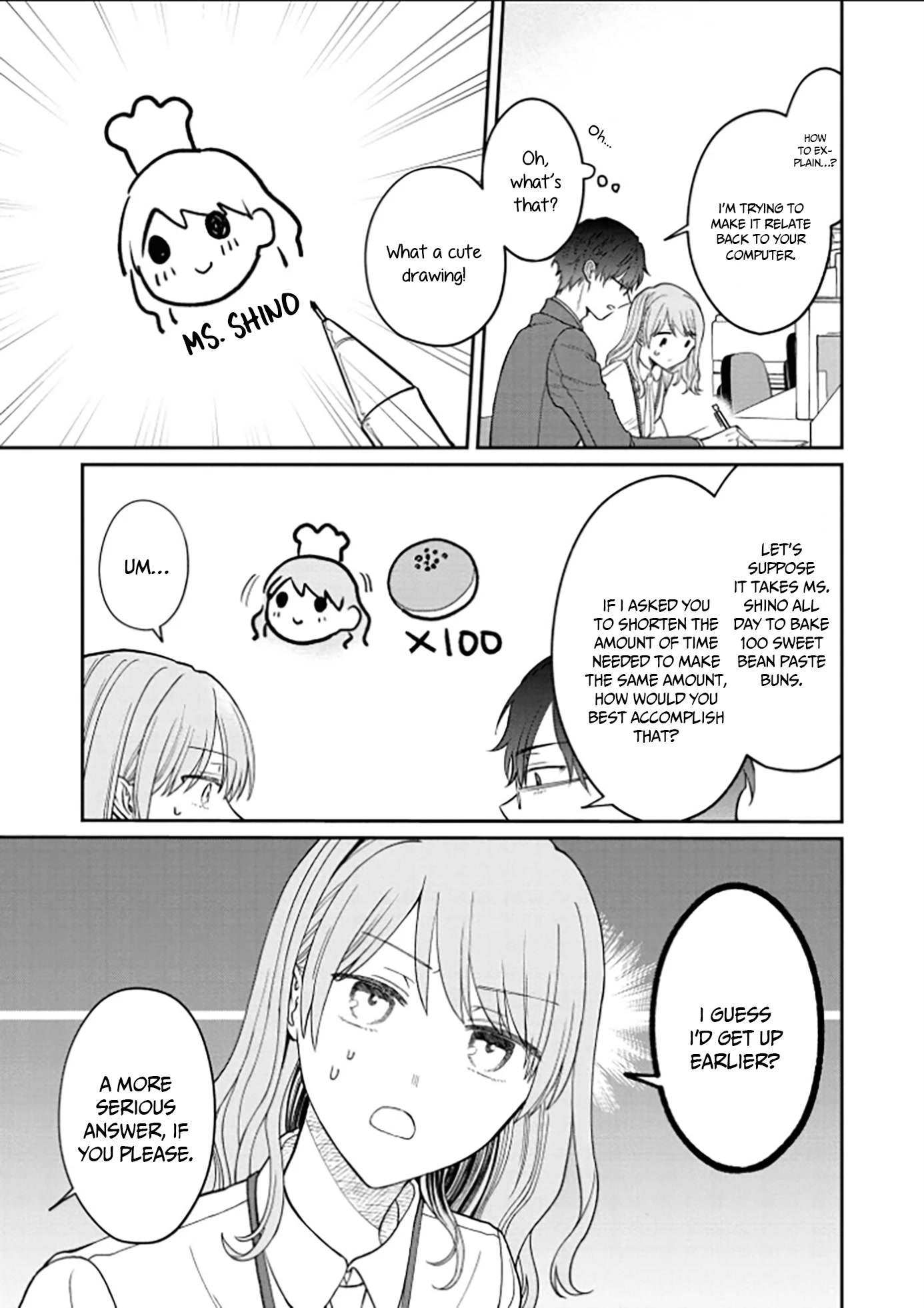 The New-Hire Who Could "Read" Emotions and the Unsociable Senpai Chapter 7 page 3 - Chapter 7