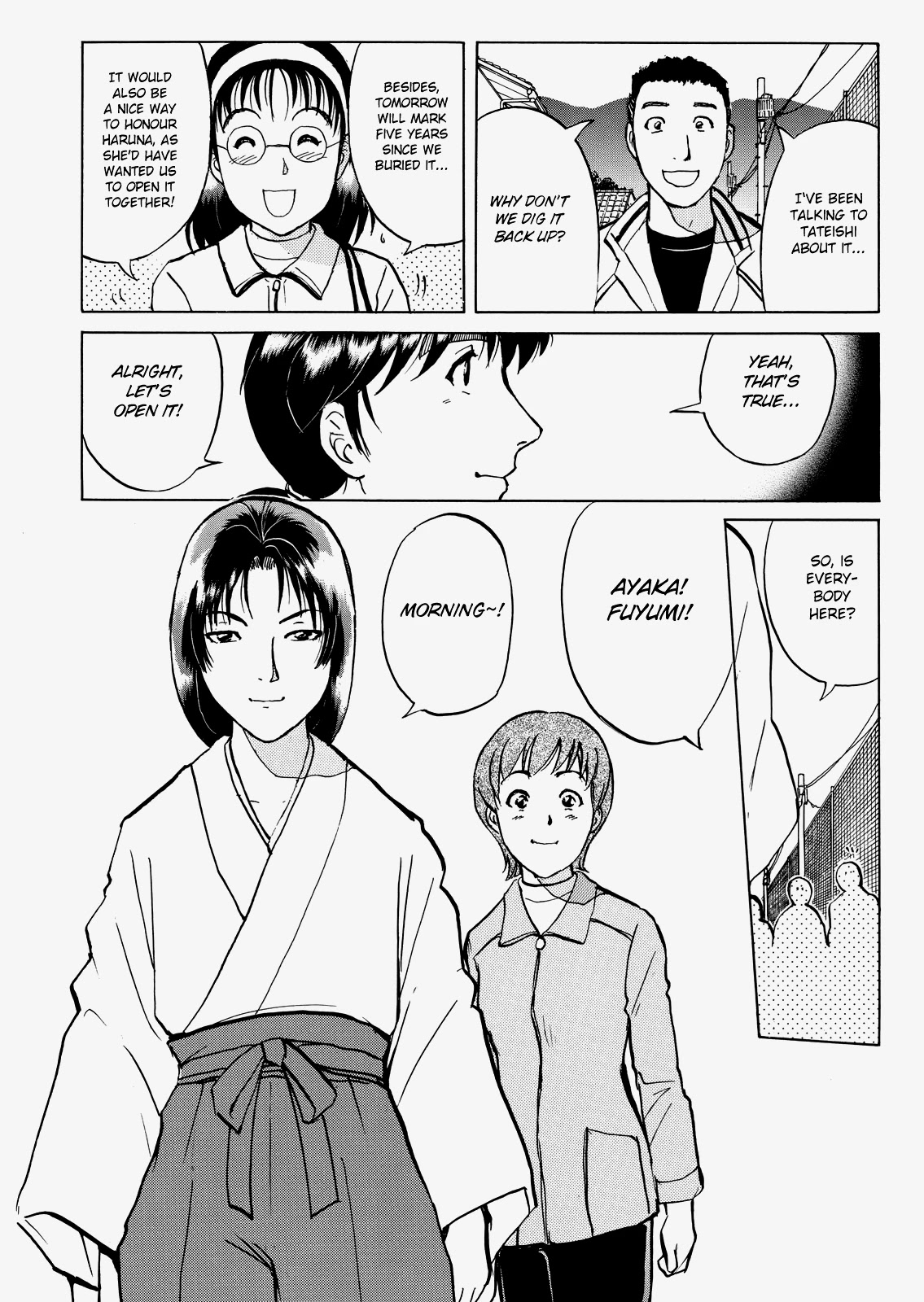 The New Kindaichi Detective Files Chapter 5.1 page 11 - Vol.5 Chapter 1: Cherry Blossoms, Snow, and the Time Capsule